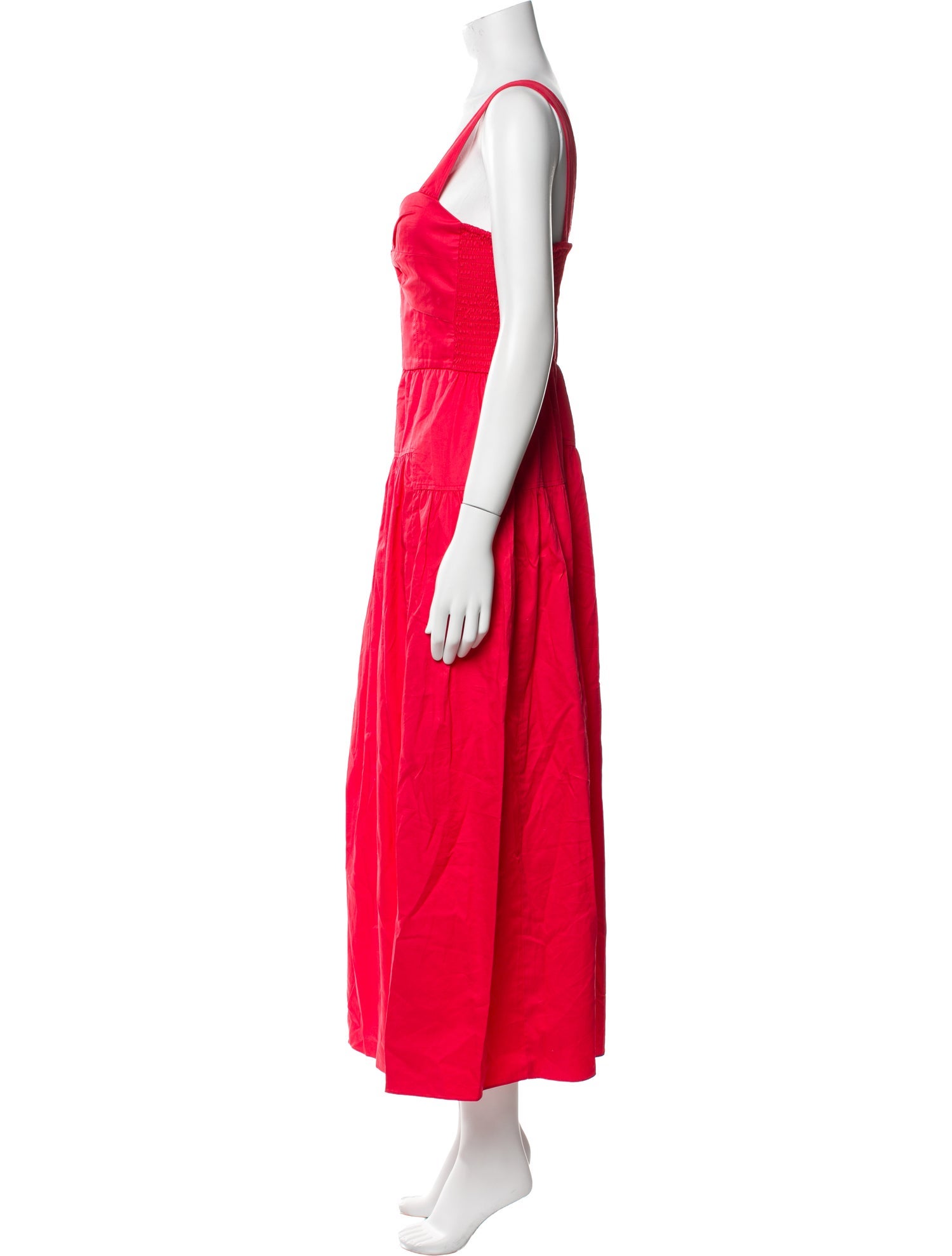 La Ligne V-Neck Long Dress