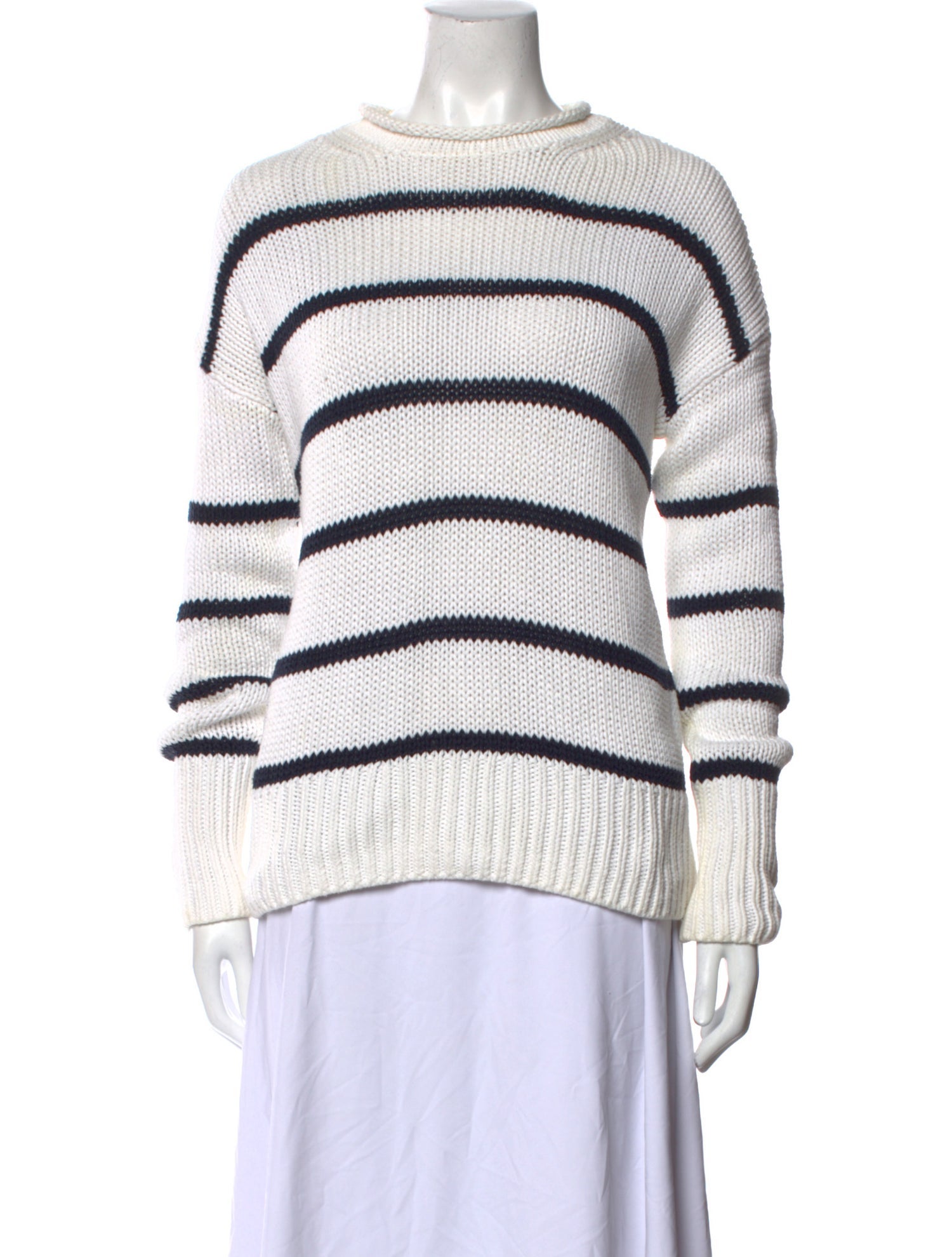 La Ligne Striped Crew Neck Sweater