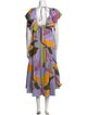 La Ligne Printed Long Dress