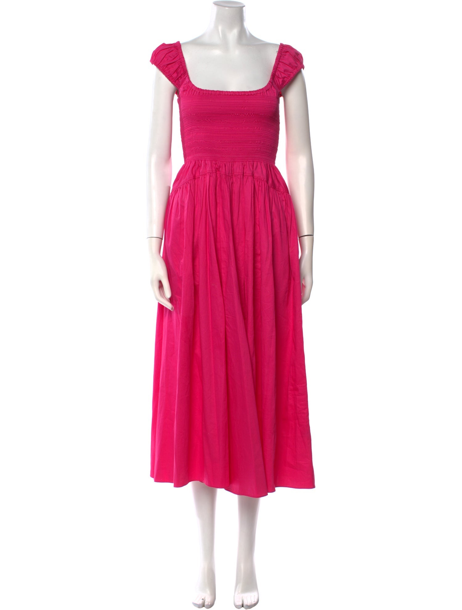 La Ligne Square Neckline Long Dress