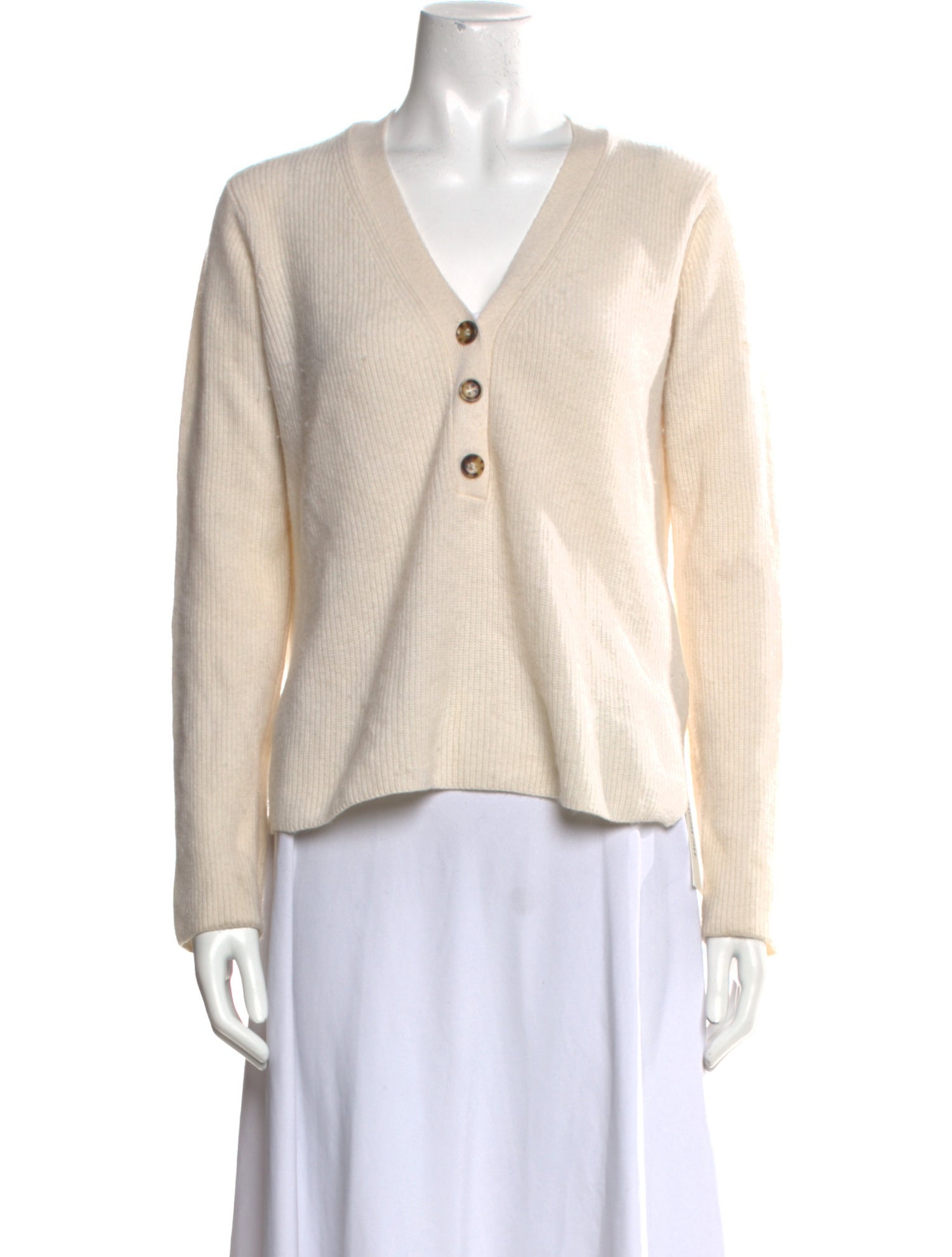 La Ligne Cashmere V-Neck Sweater