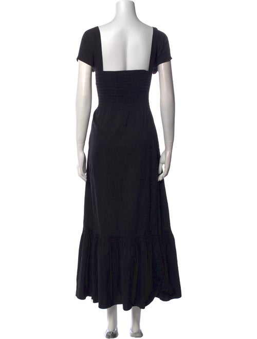 La Ligne Square Neckline Long Dress