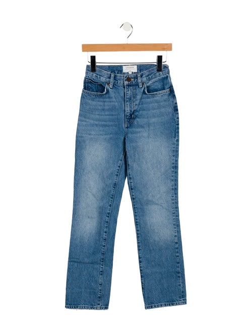 La Ligne Mid-Rise Straight Leg Jeans