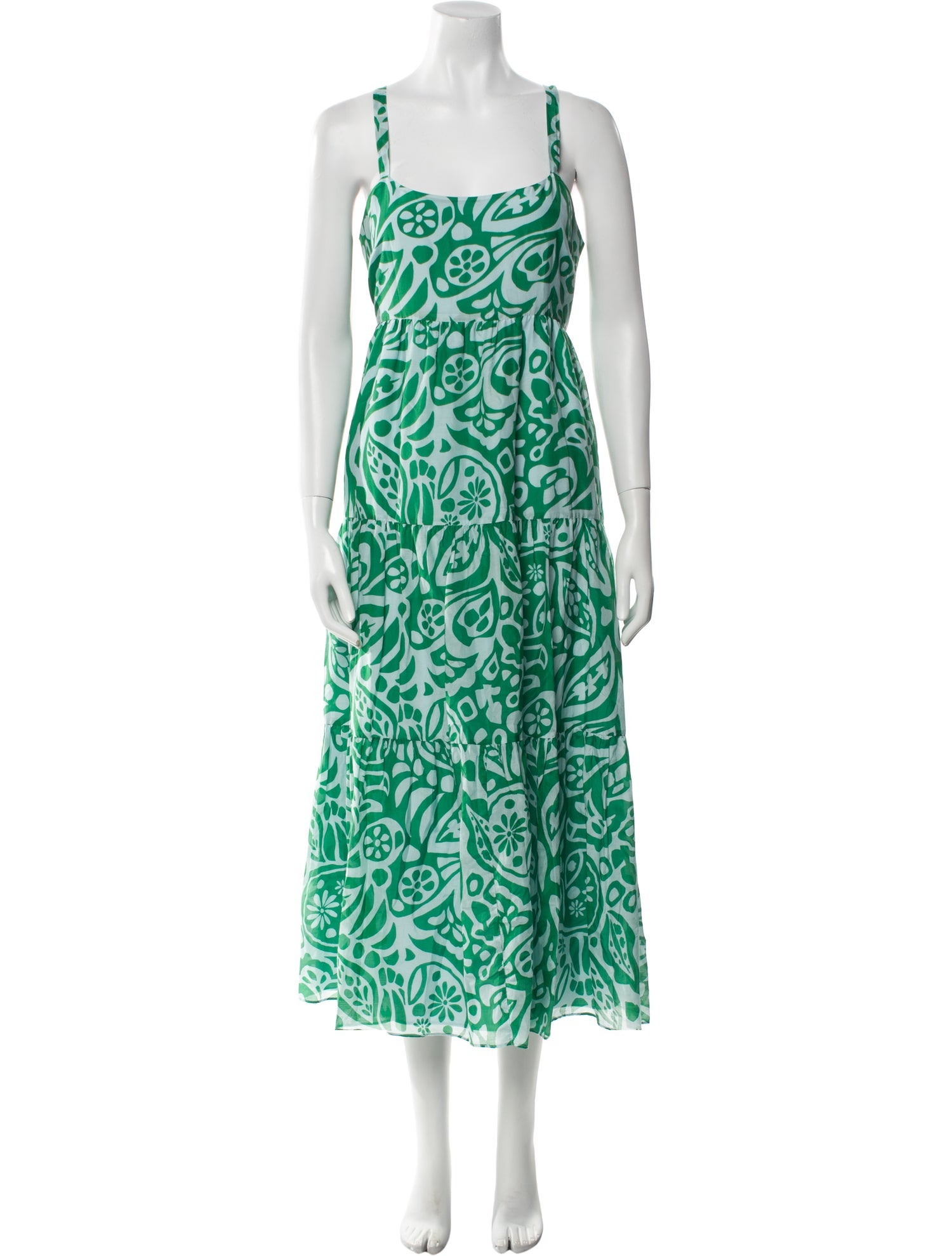 La Ligne Printed Long Dress