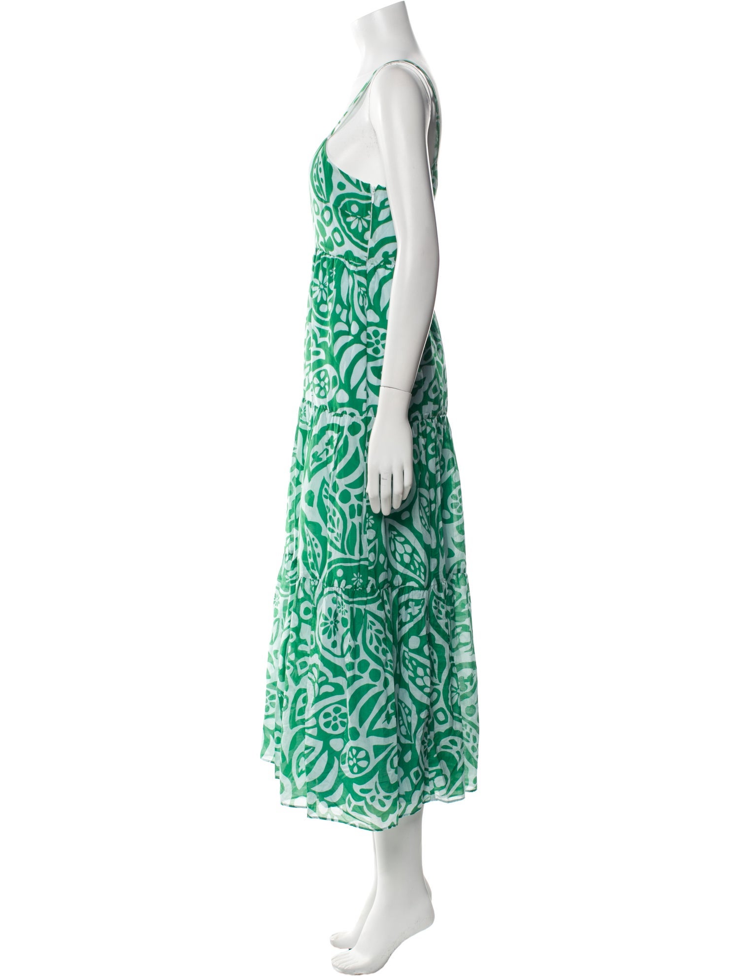 La Ligne Printed Long Dress