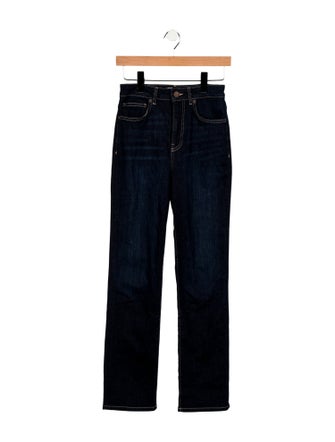 La Ligne Mid-Rise Straight Leg Jeans
