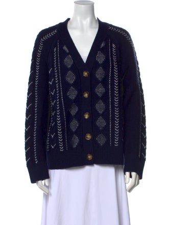 La Ligne Merino Wool V-Neck Sweater