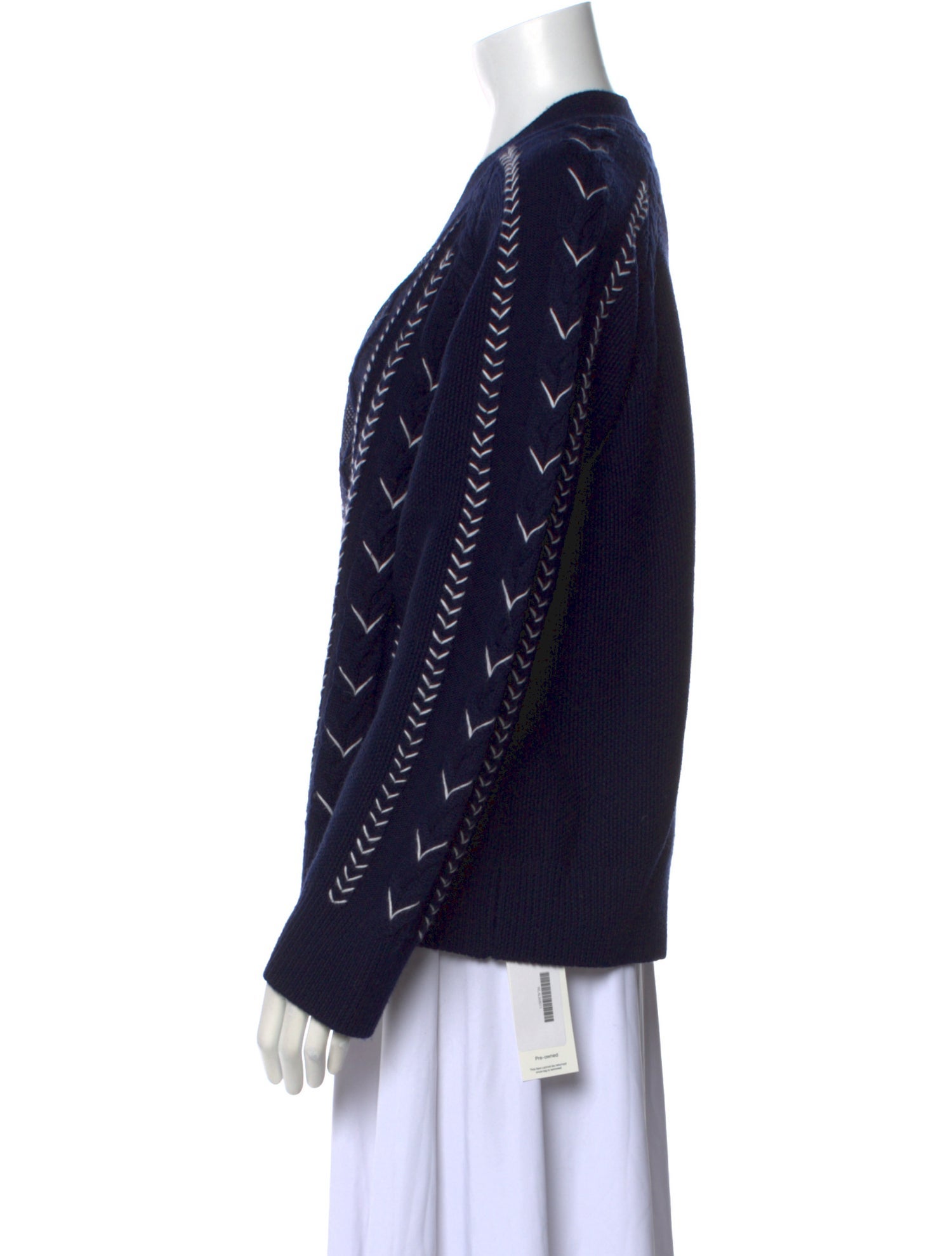 La Ligne Merino Wool V-Neck Sweater