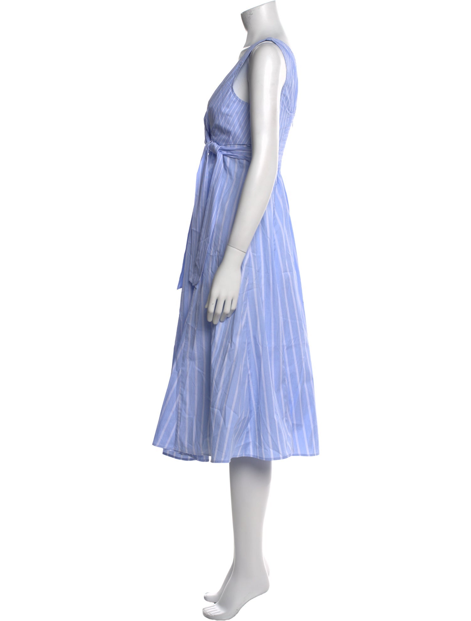 La Ligne V-Neck Midi Length Dress