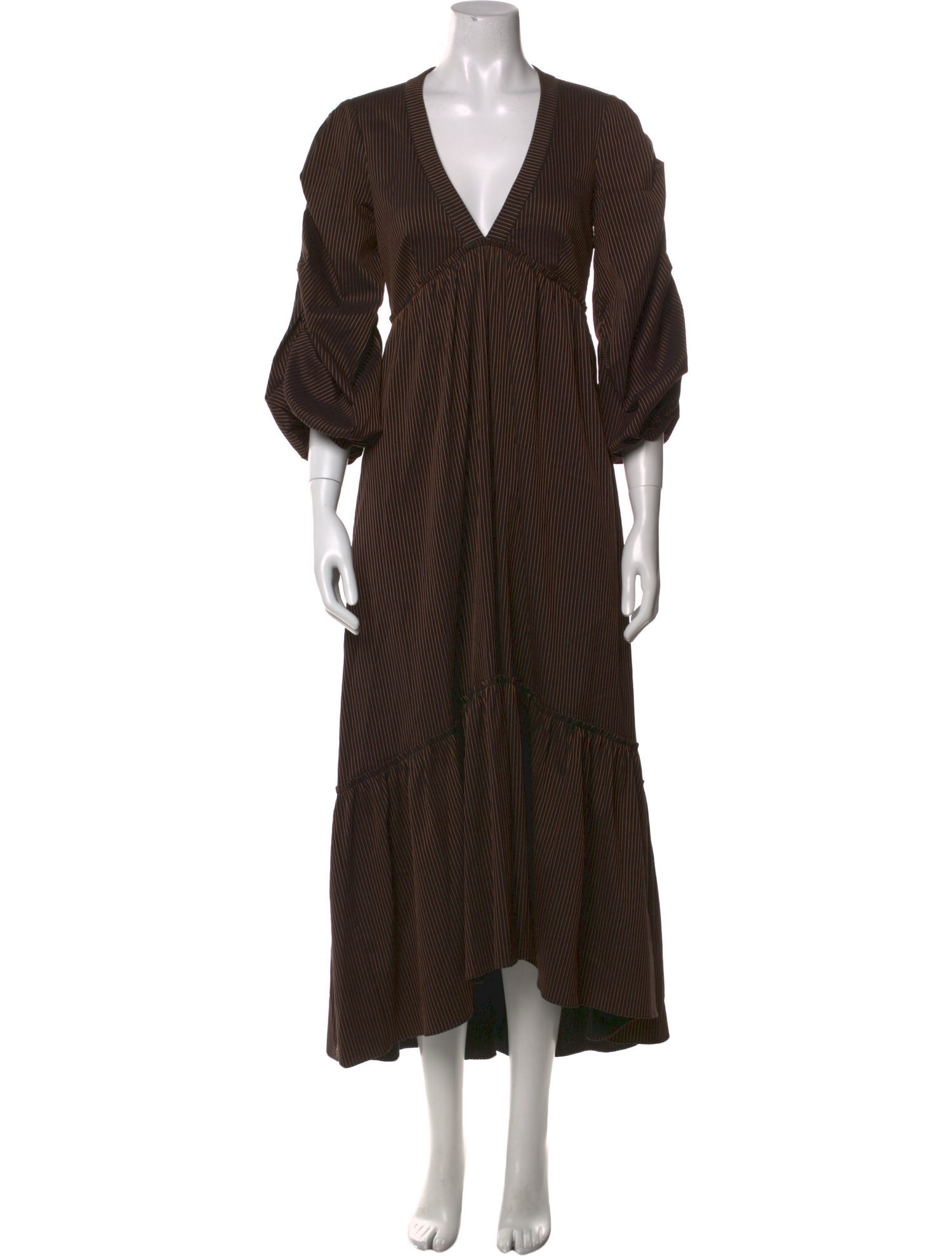 La Ligne Striped Long Dress