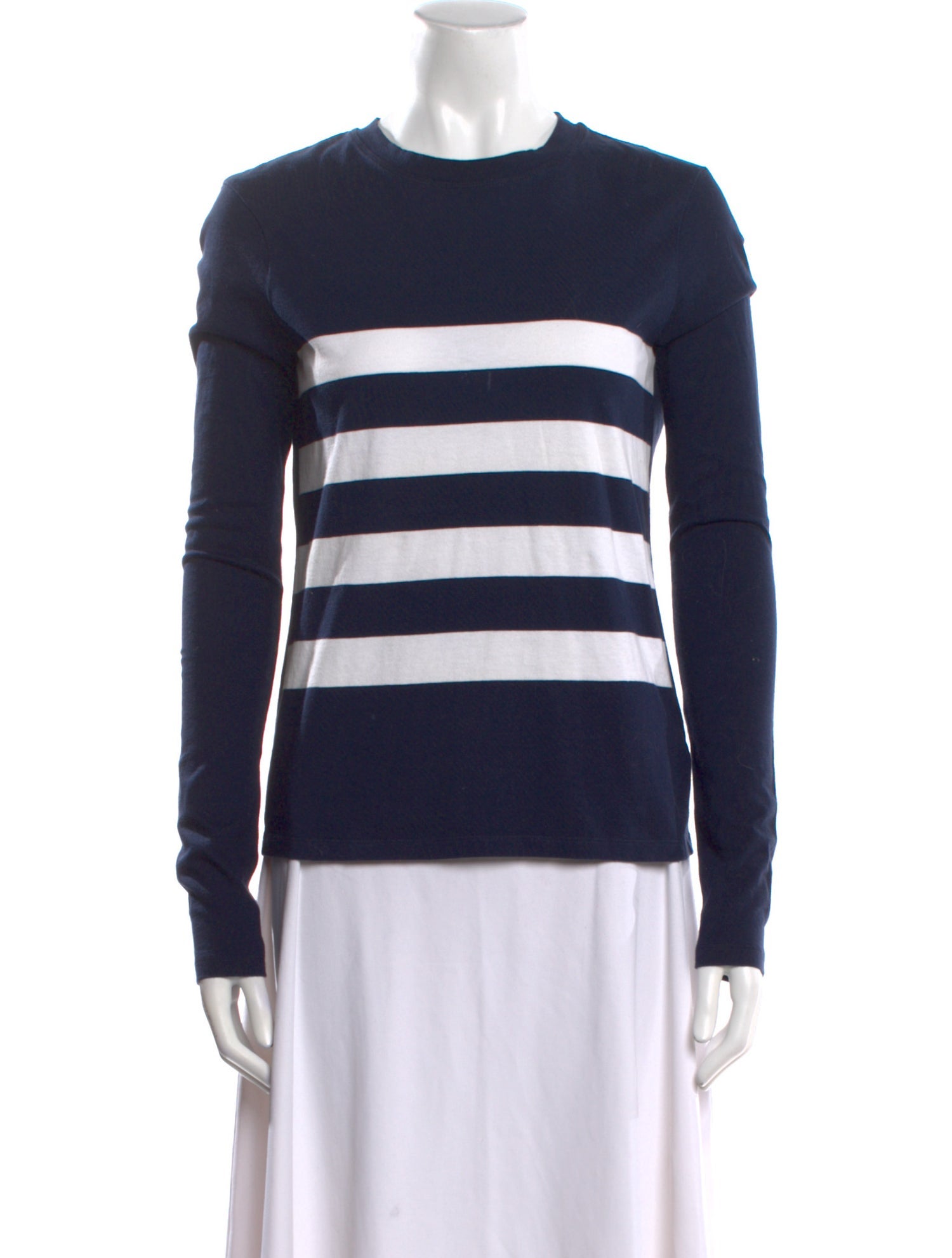 La Ligne Striped Crew Neck Sweatshirt