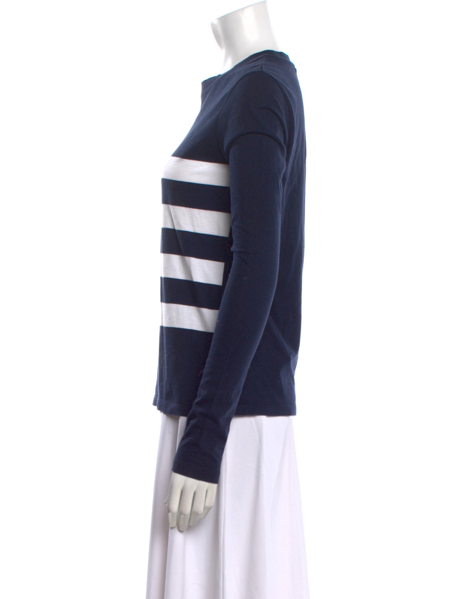 La Ligne Striped Crew Neck Sweatshirt