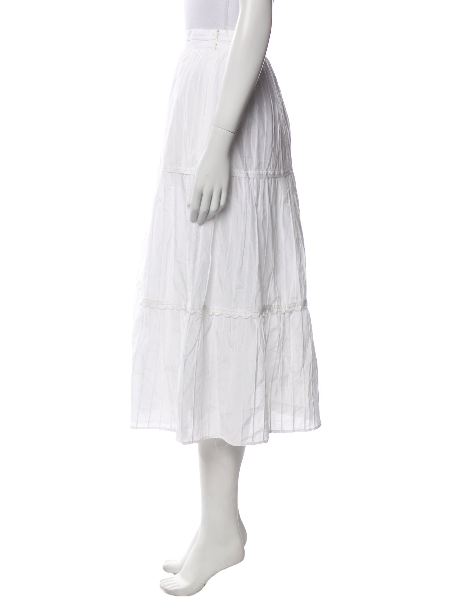 La Ligne Midi Length Skirt