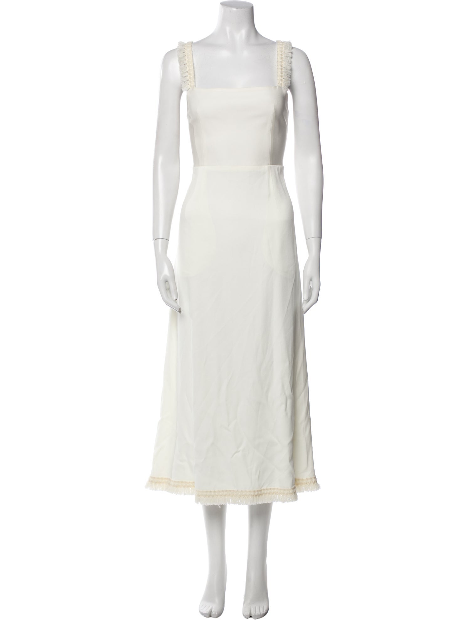 La Ligne Square Neckline Long Dress