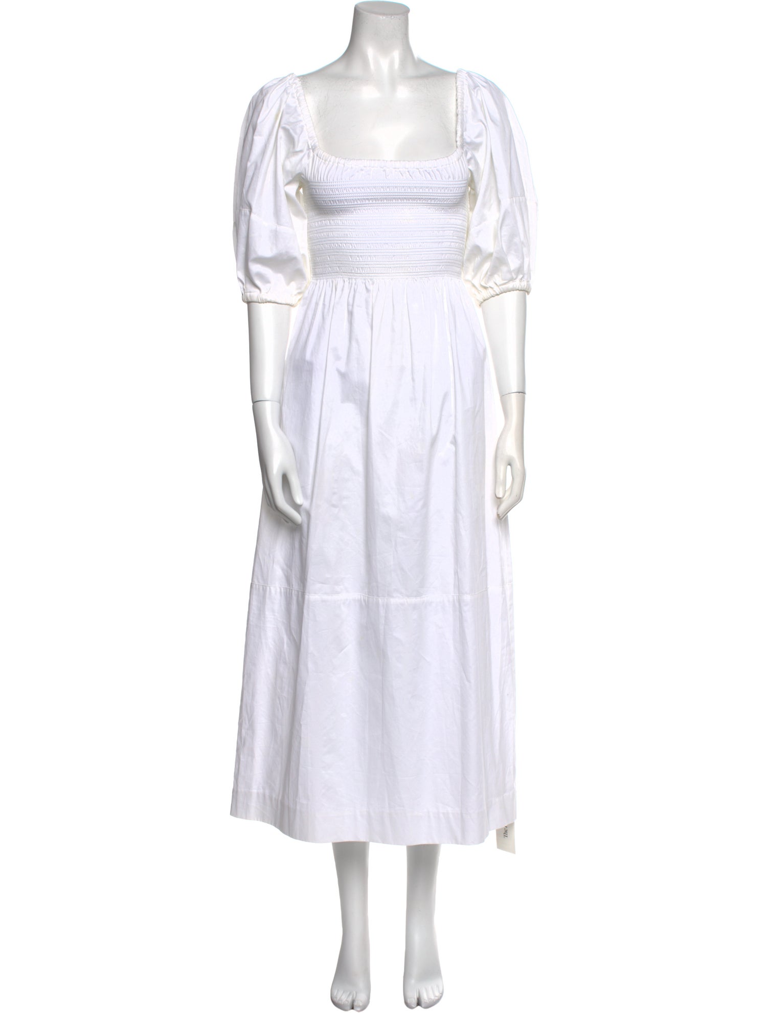 La Ligne Square Neckline Long Dress