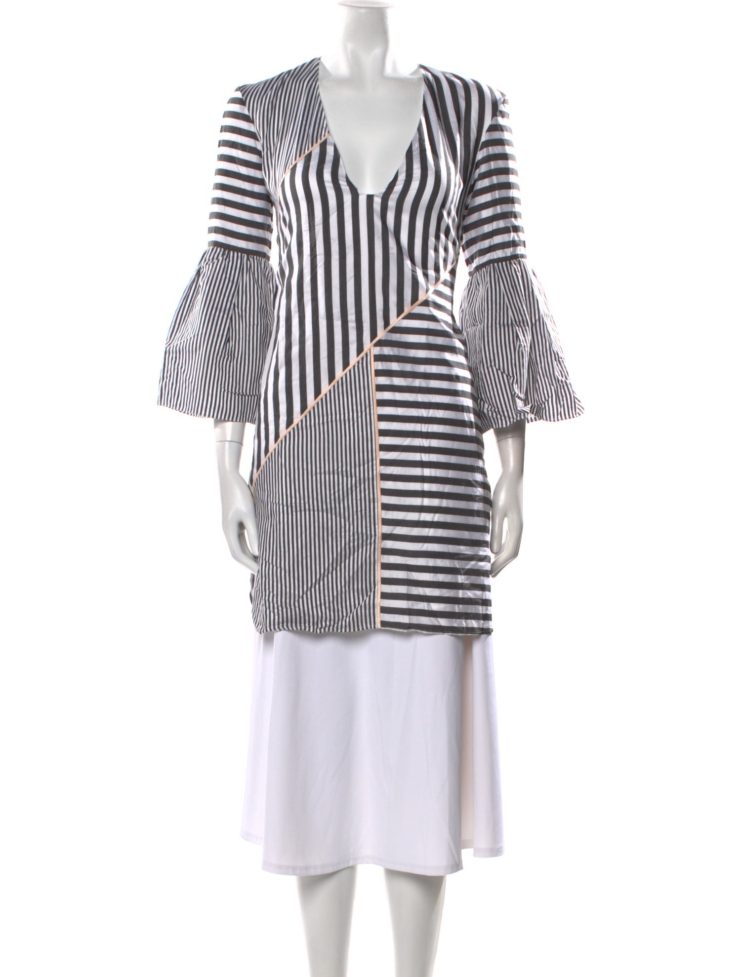 La Ligne Striped V-Neck Tunic w/ Tags