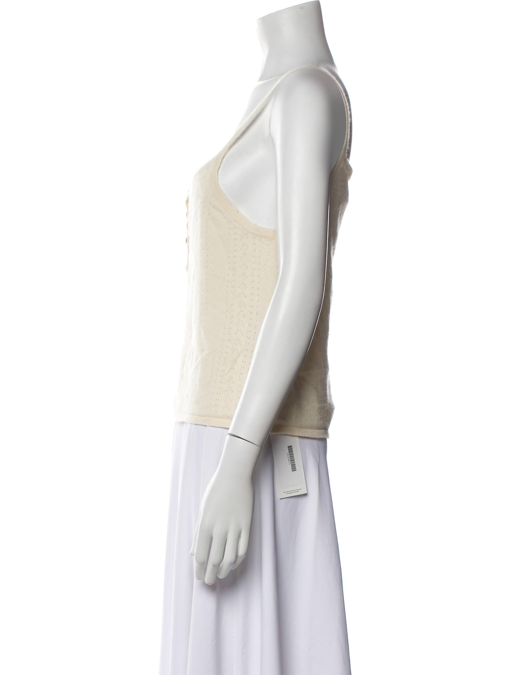 La Ligne Cashmere Square Neckline Top