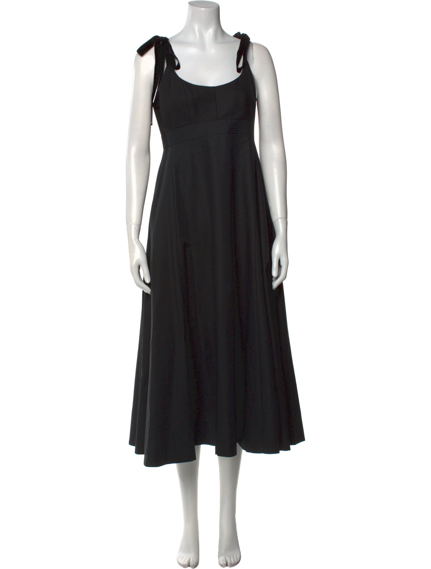 La Ligne Scoop Neck Midi Length Dress