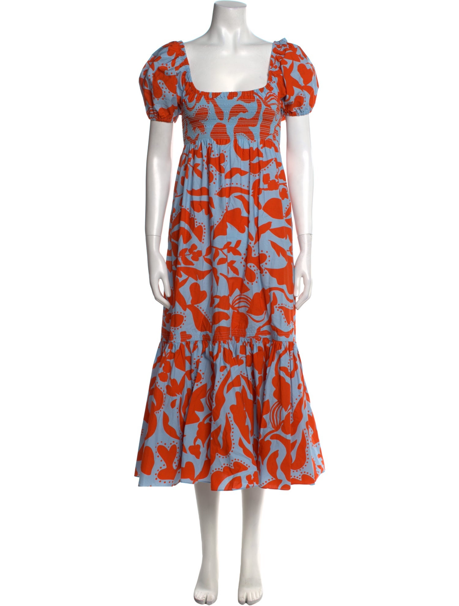 La Ligne Printed Long Dress