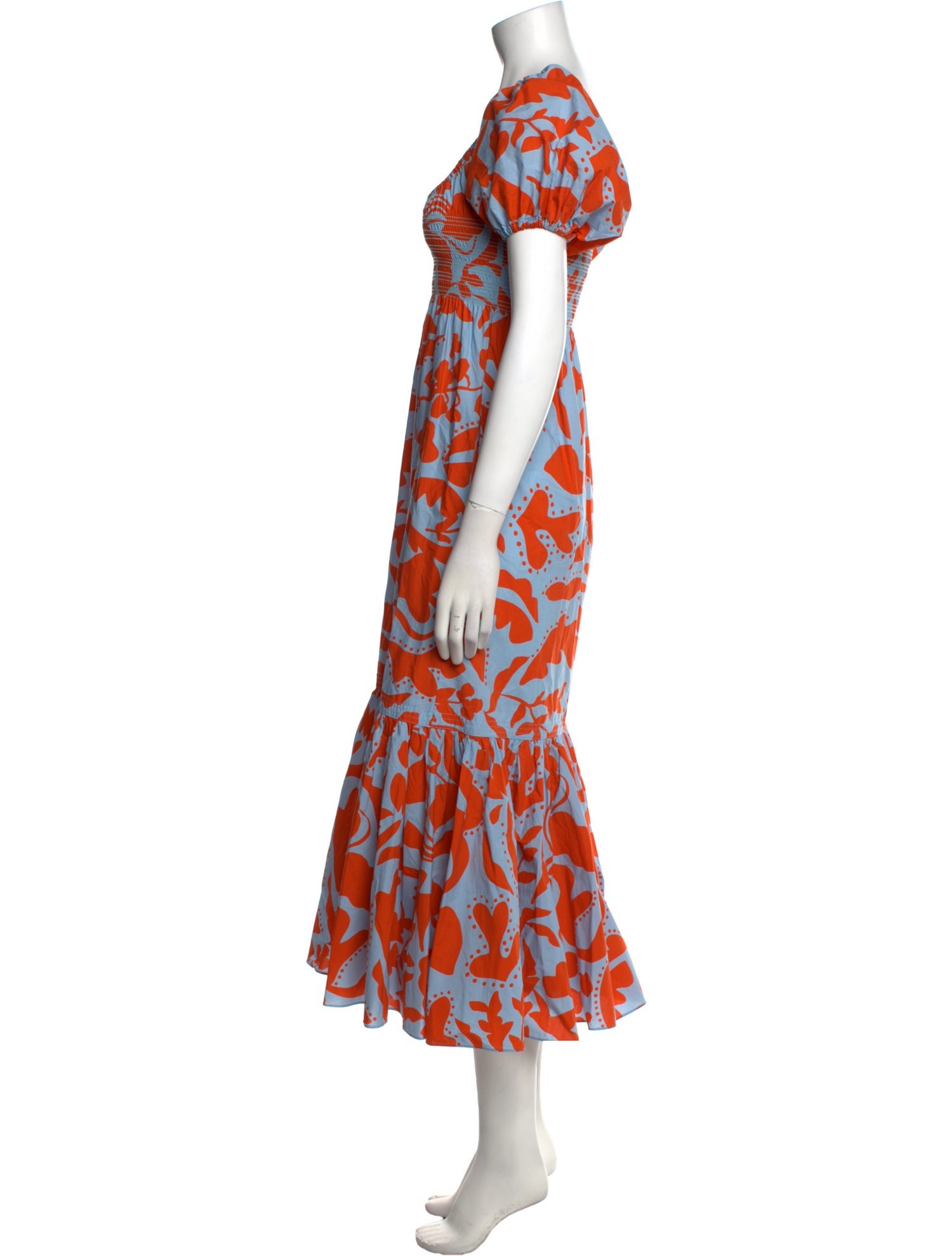 La Ligne Printed Long Dress