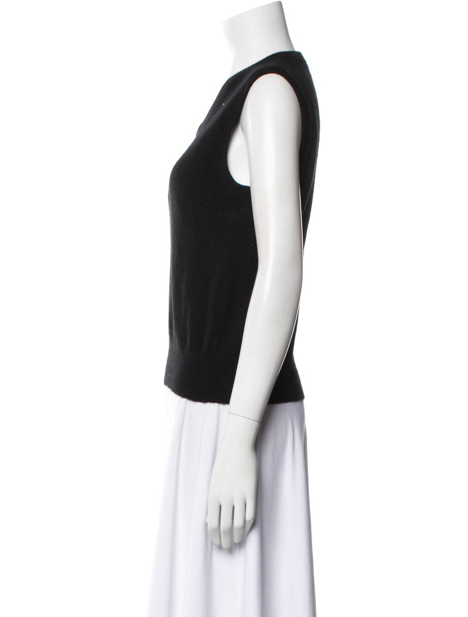 La Ligne Cashmere V-Neck Top