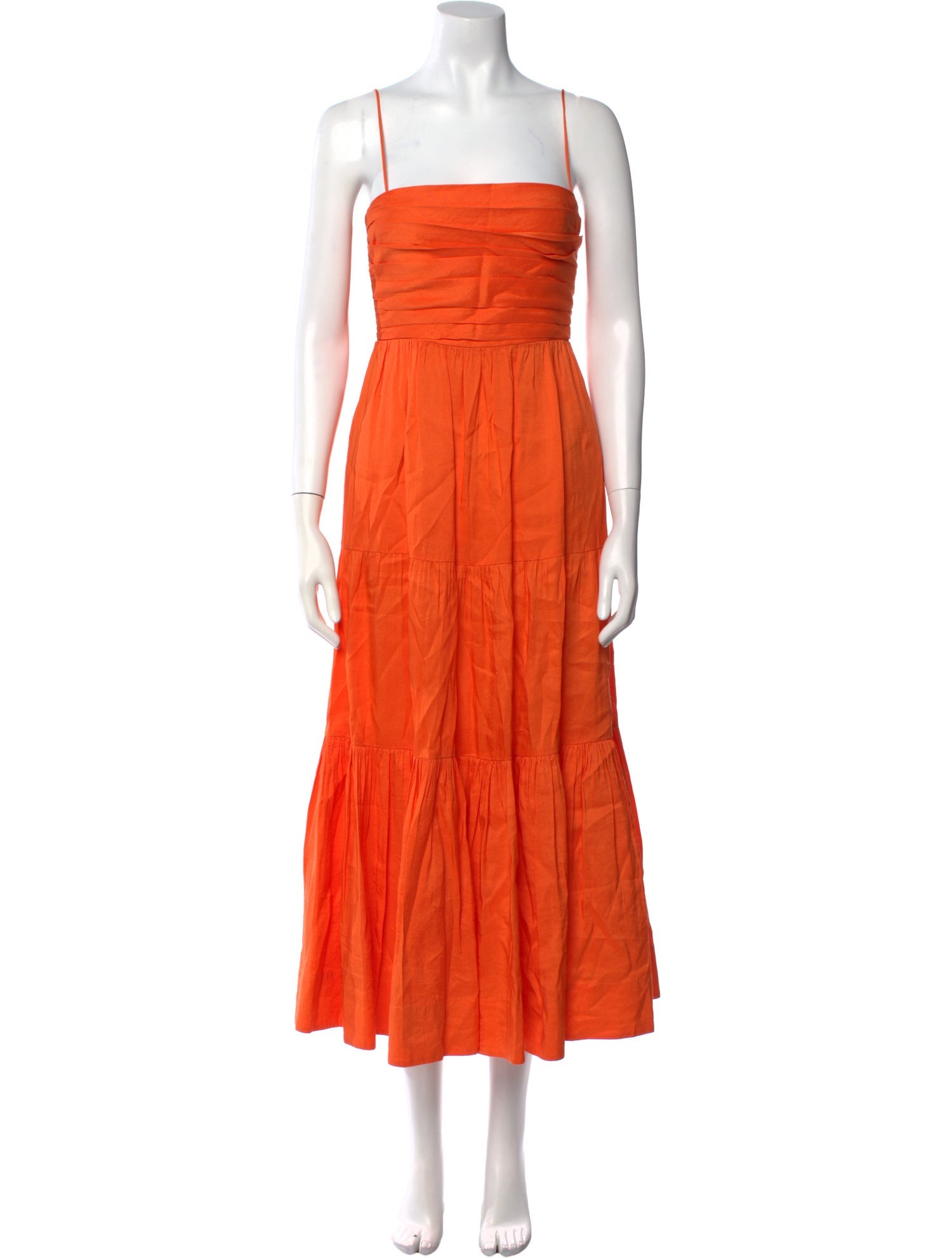 La Ligne Square Neckline Long Dress