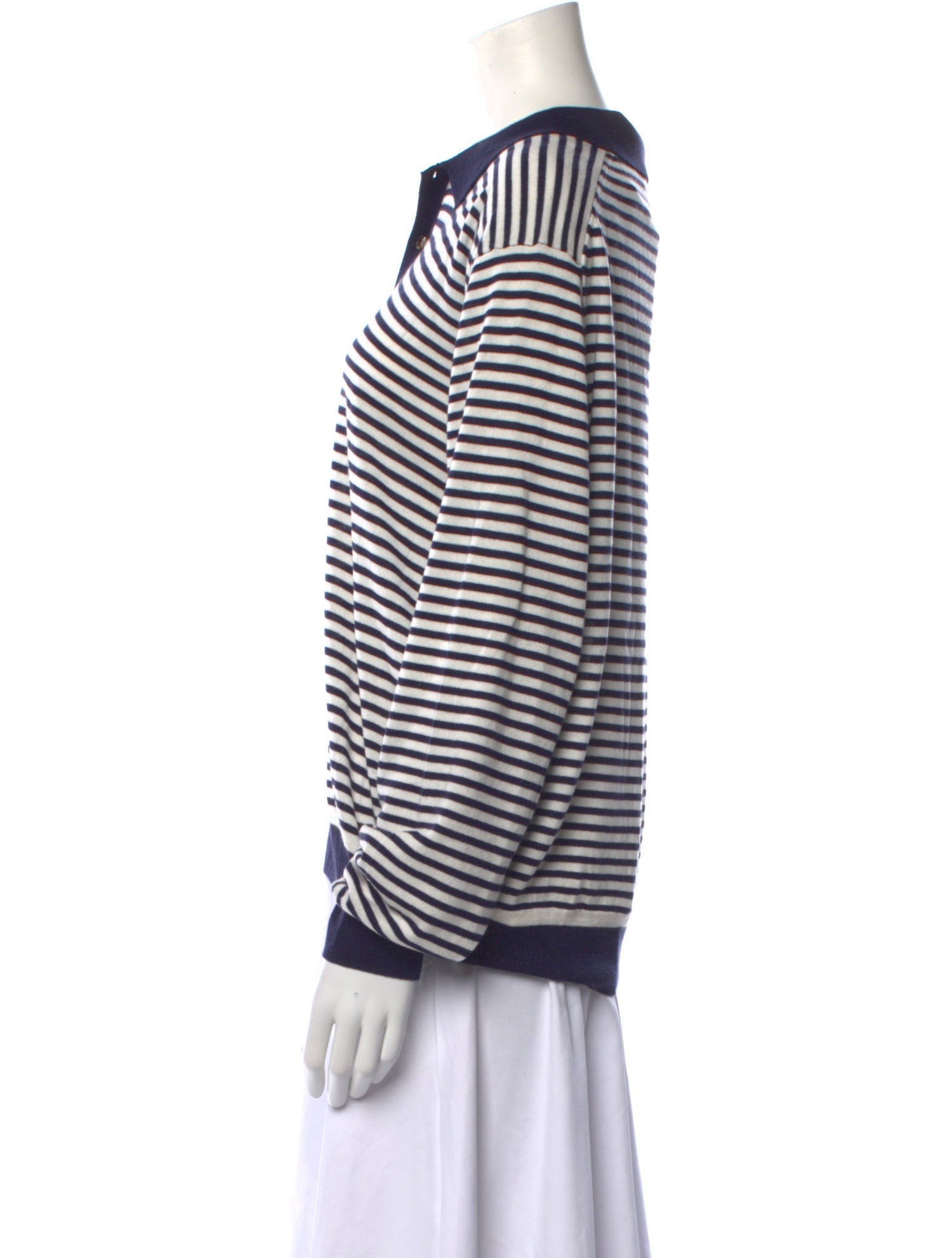 La Ligne Silk Striped Sweatshirt w/ Tags