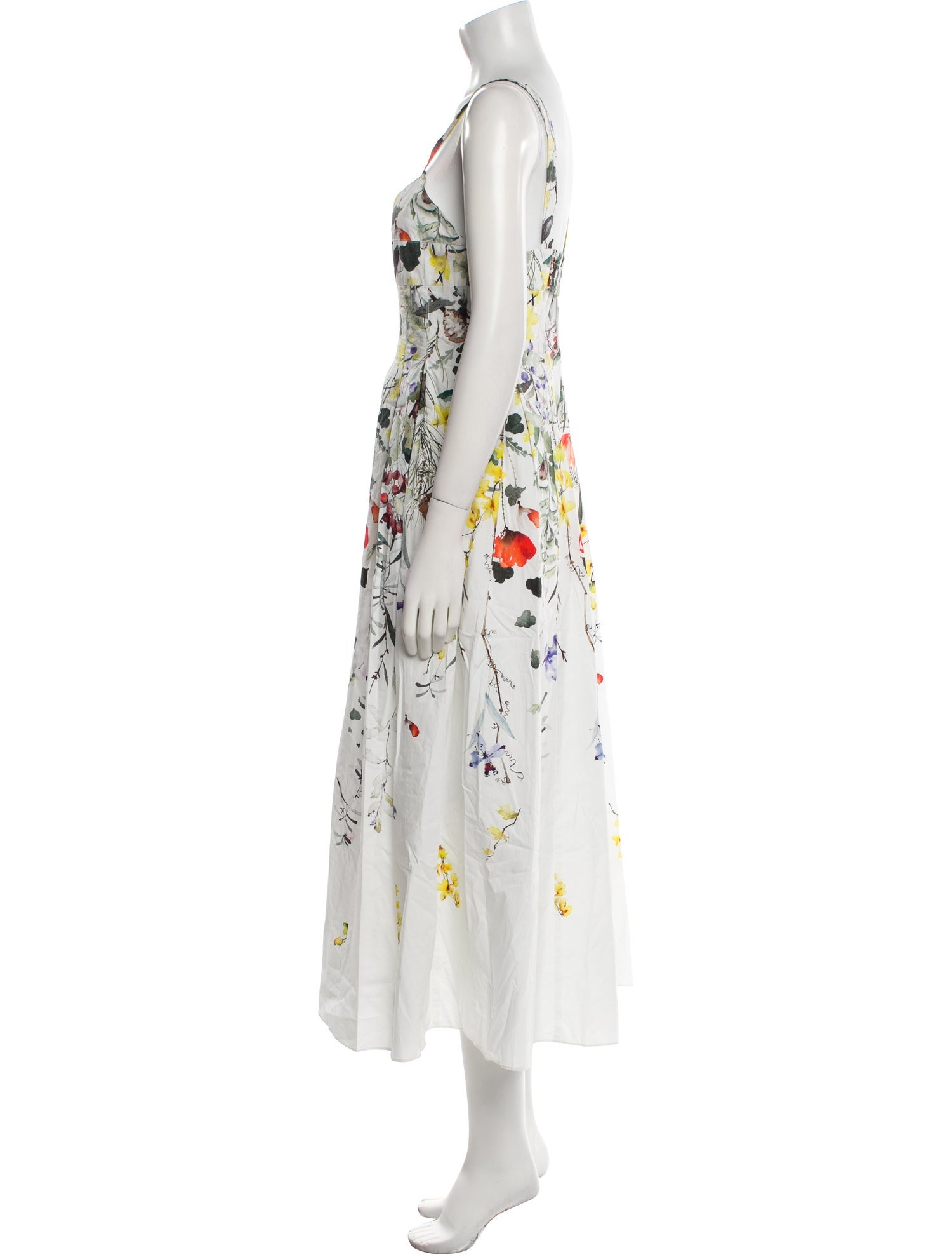 La Ligne Floral Print Long Dress