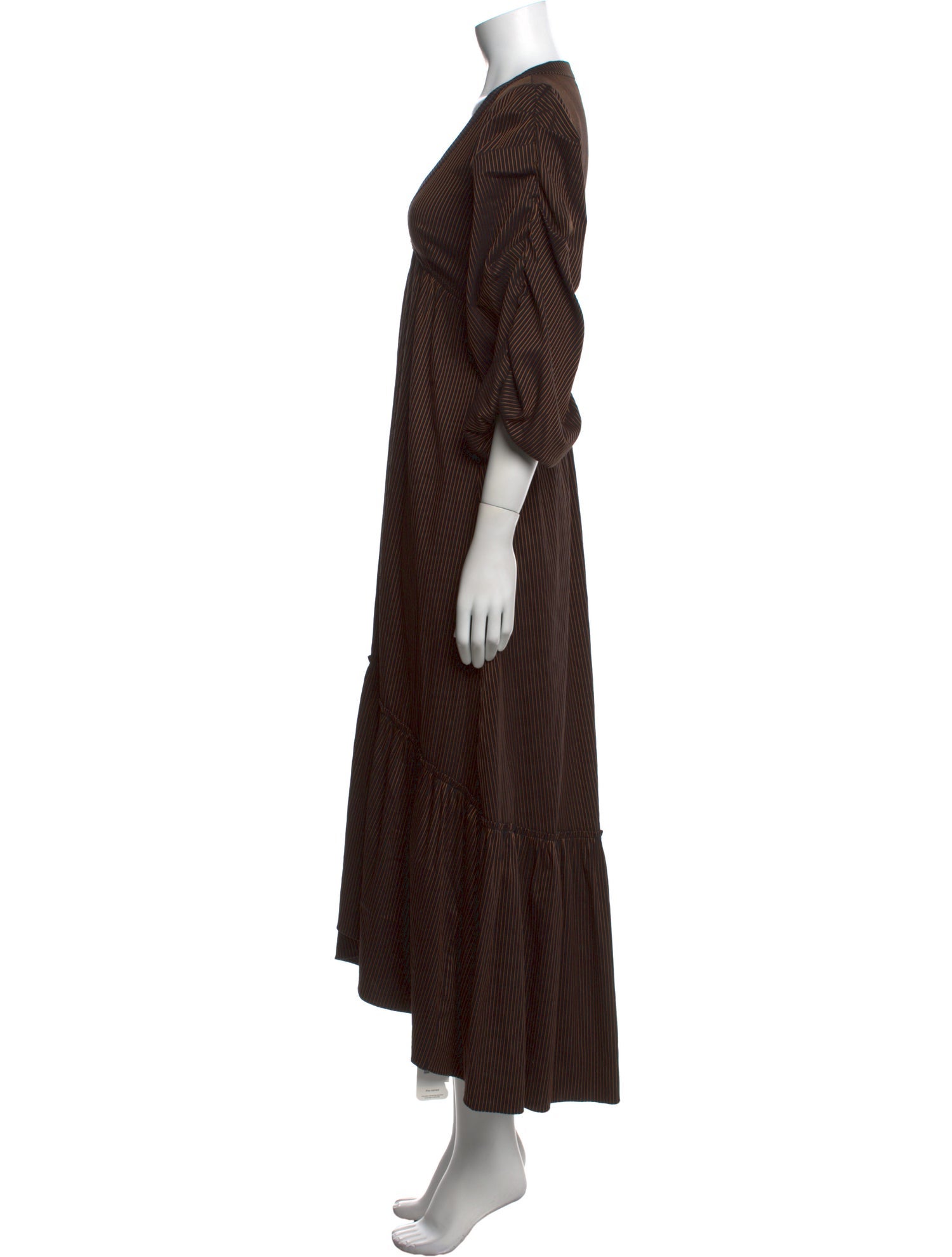 La Ligne Striped Long Dress