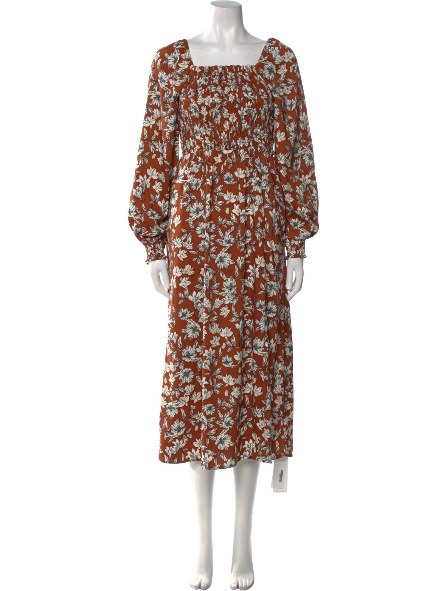 La Ligne Floral Print Long Dress