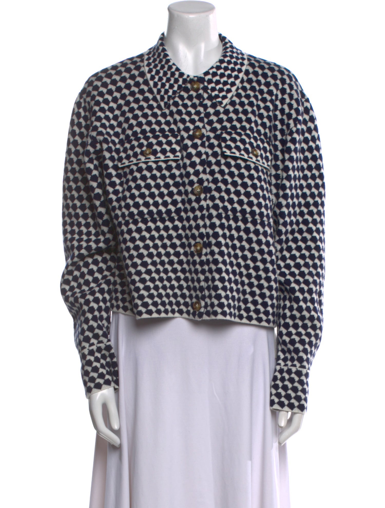 La Ligne Wool Printed Sweater w/ Tags