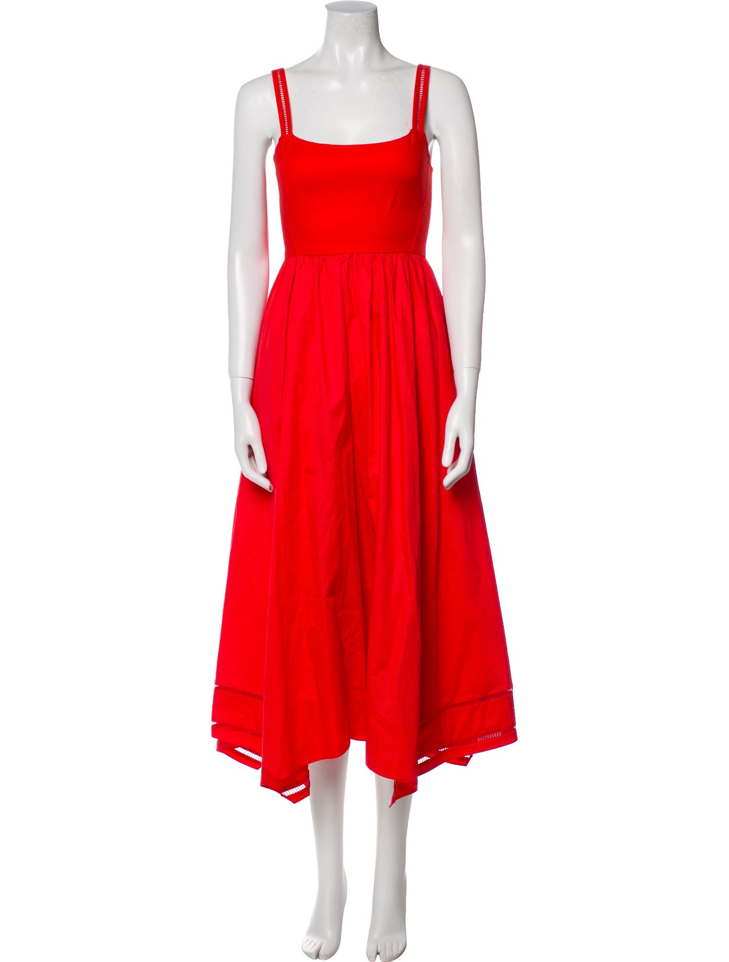 La Ligne Square Neckline Long Dress