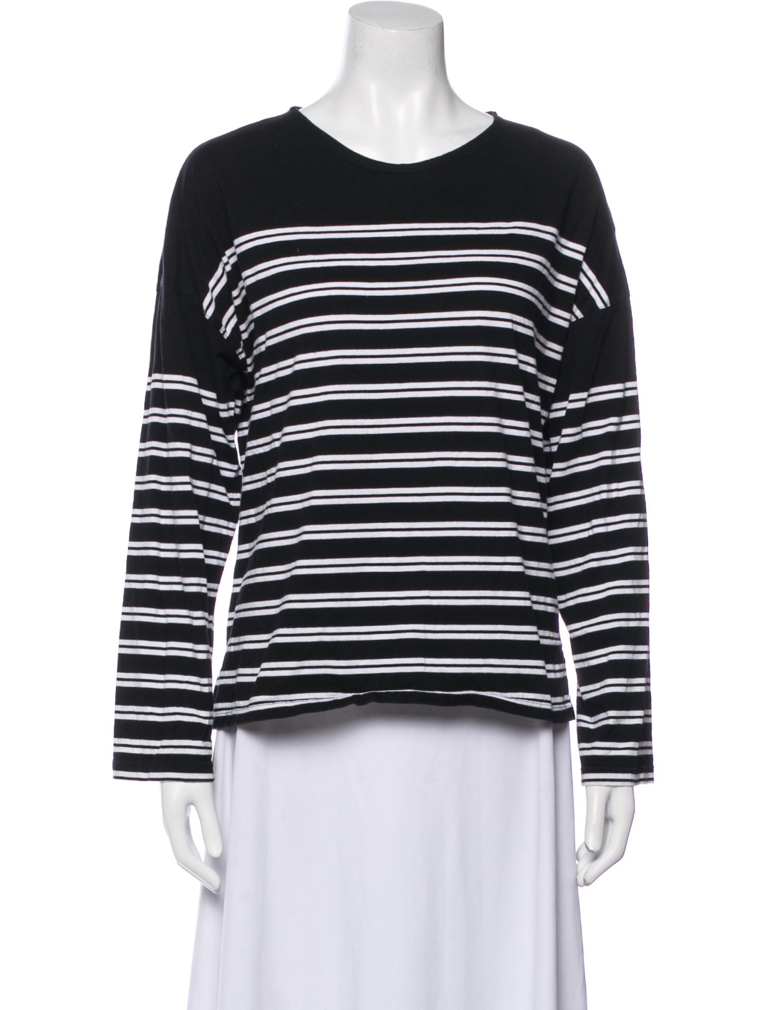 La Ligne Striped Crew Neck Sweatshirt