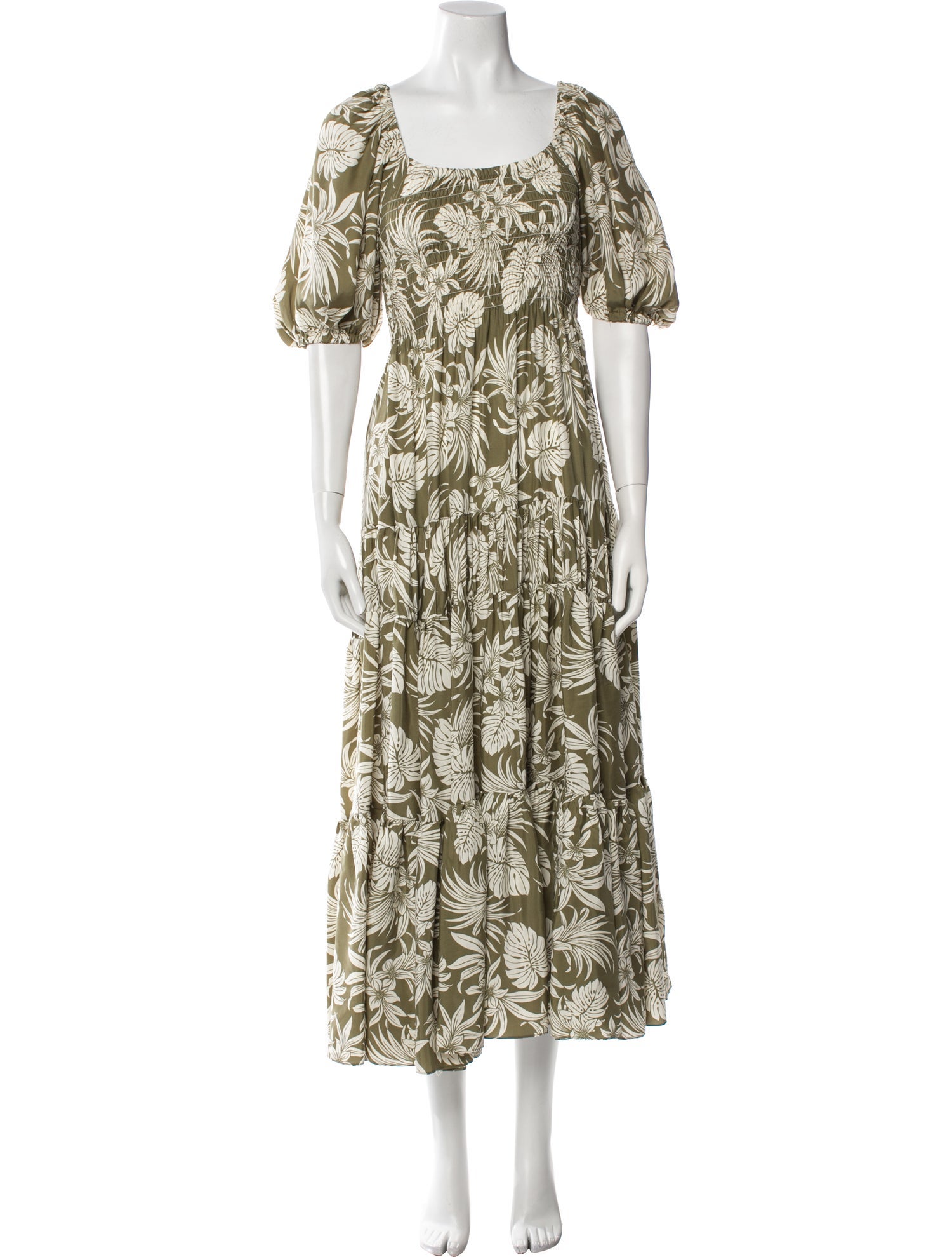 La Ligne Floral Print Long Dress