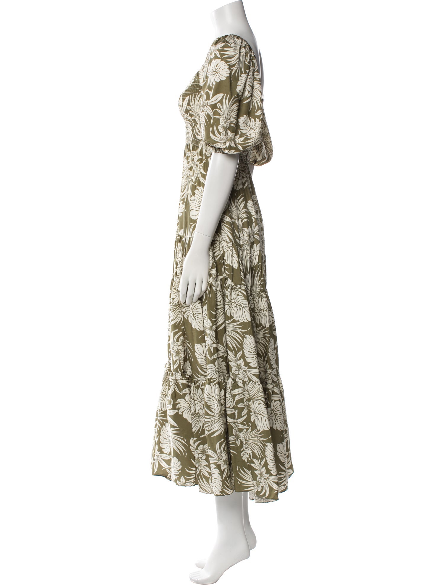 La Ligne Floral Print Long Dress