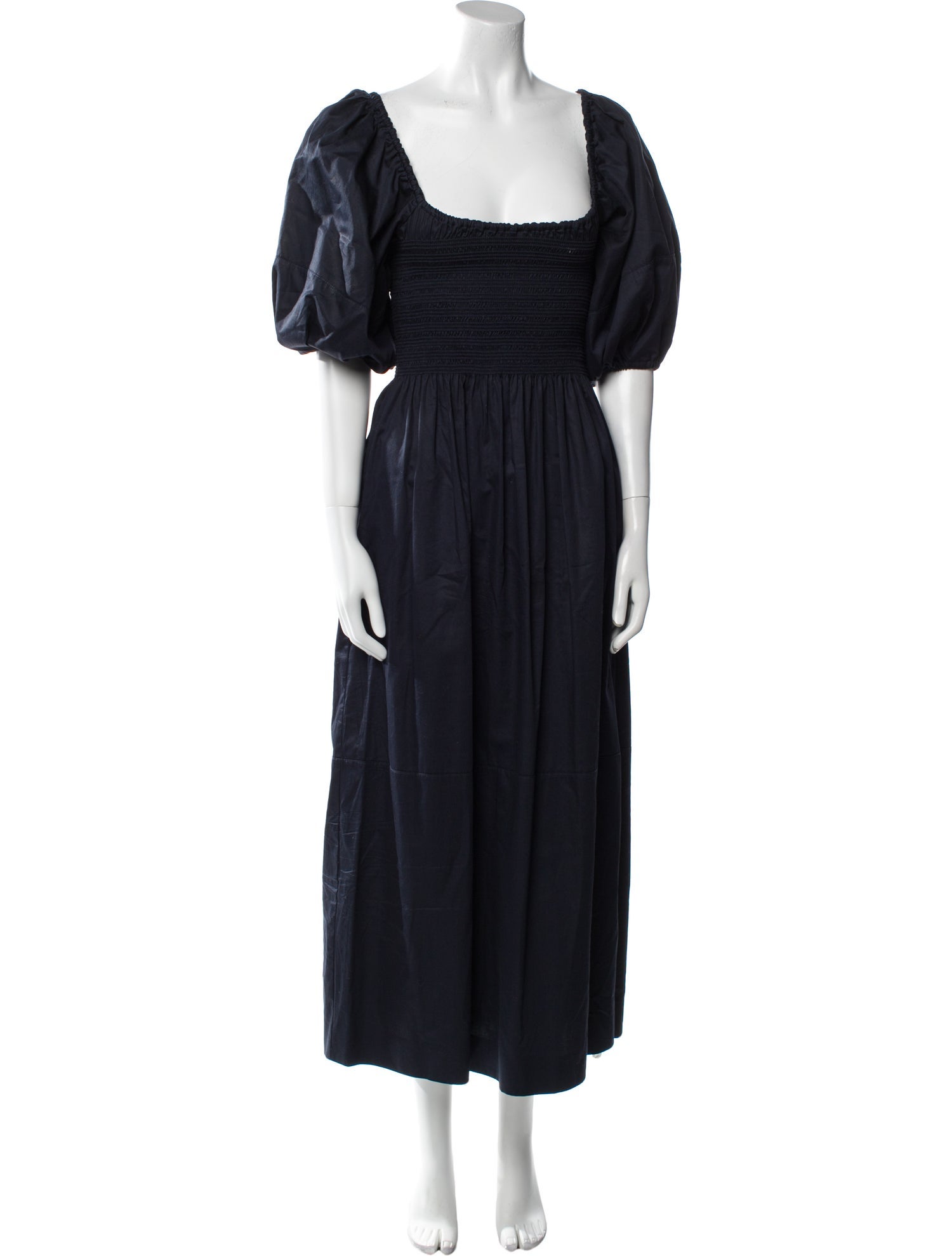 La Ligne Square Neckline Long Dress