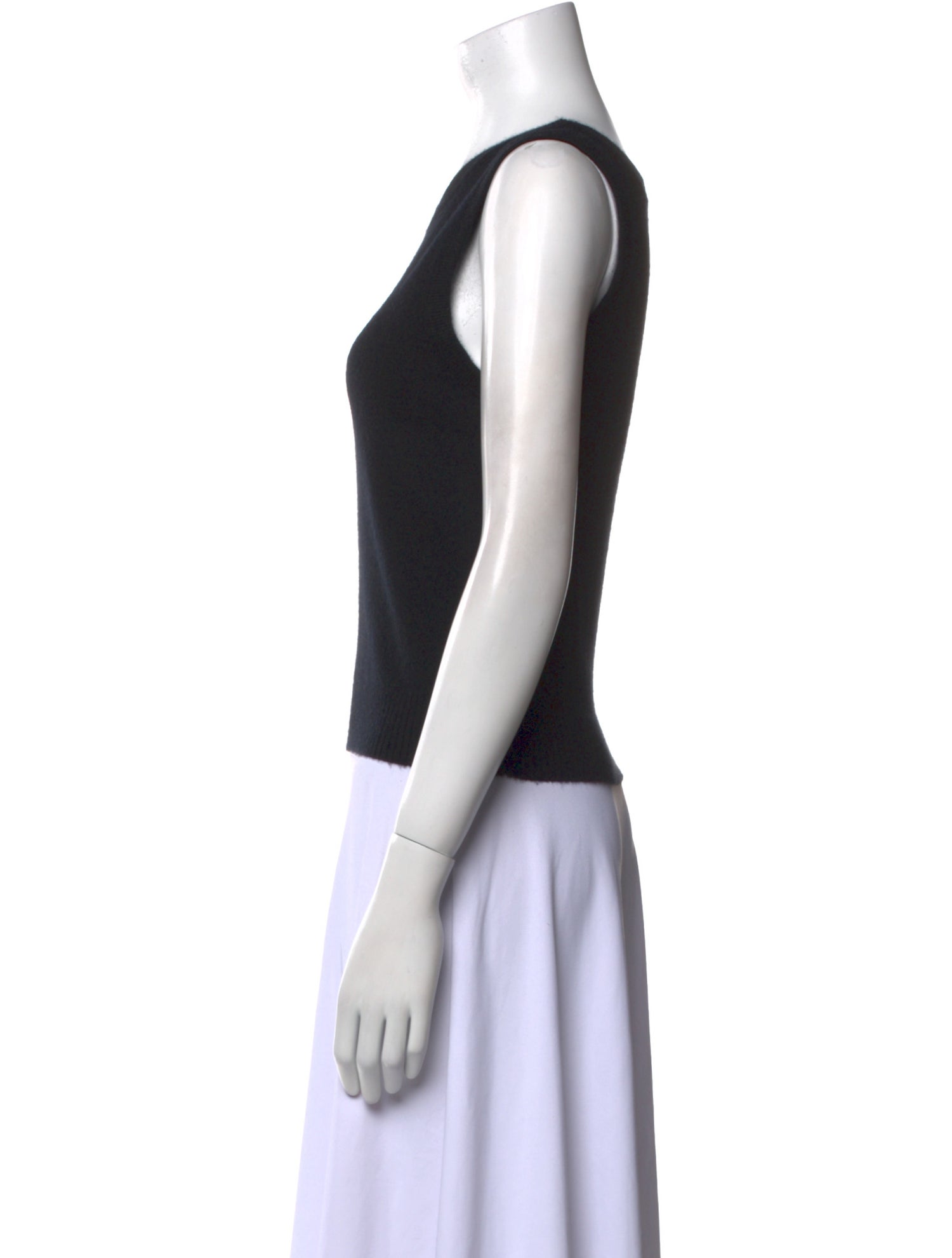 La Ligne Cashmere Scoop Neck Top