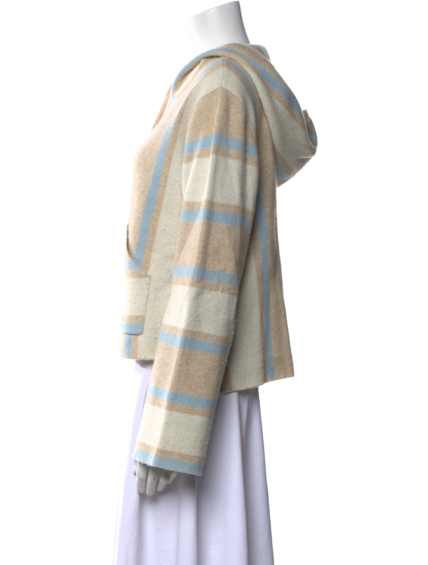 La Ligne Cashmere Striped Sweatshirt