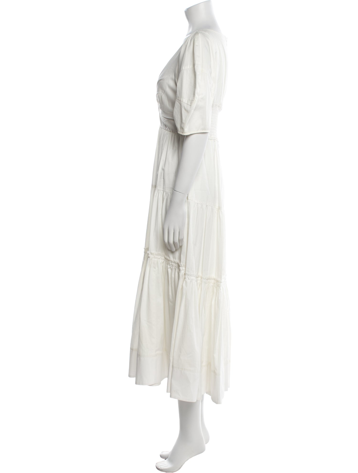 La Ligne V-Neck Long Dress