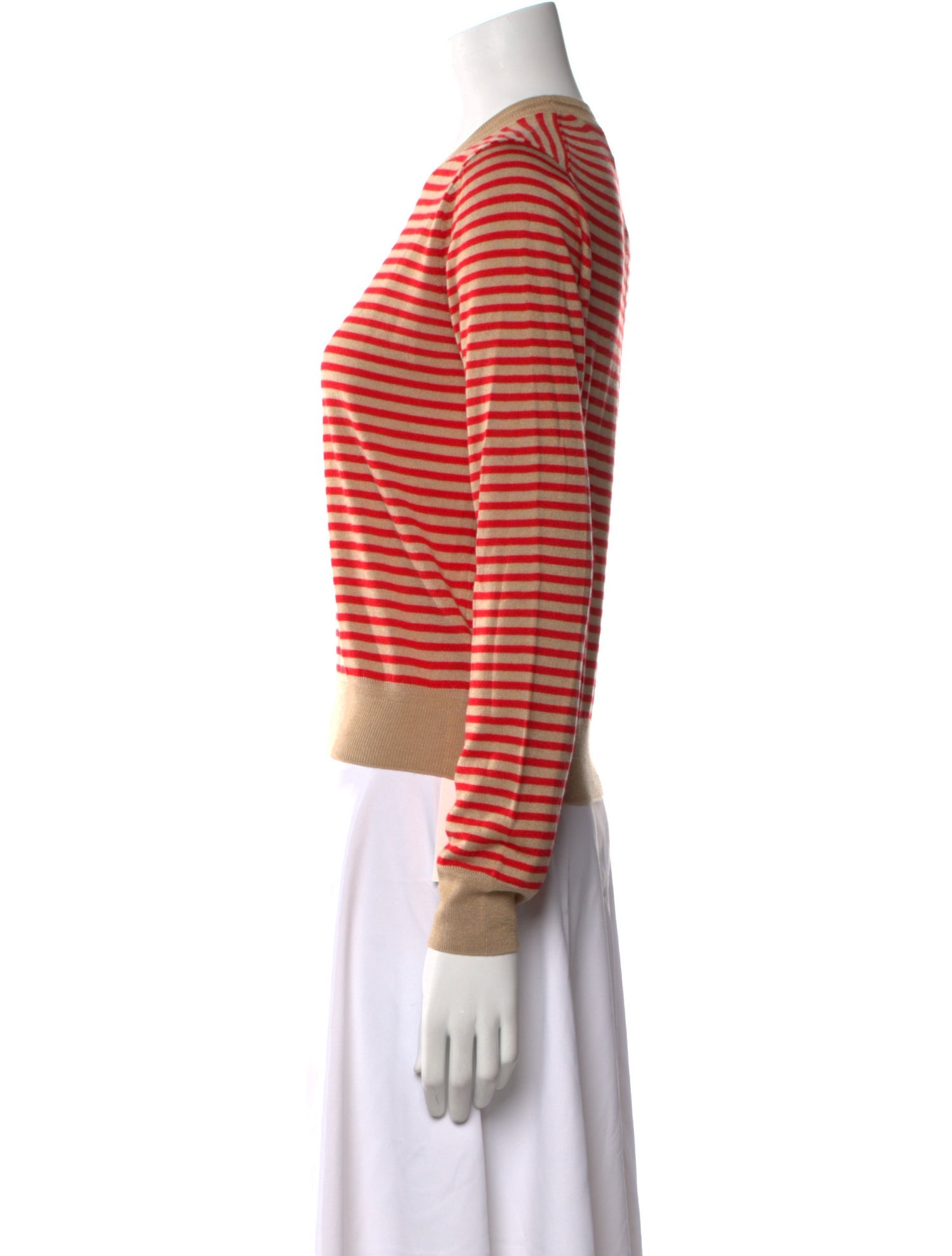 La Ligne Silk Striped Sweater w/ Tags