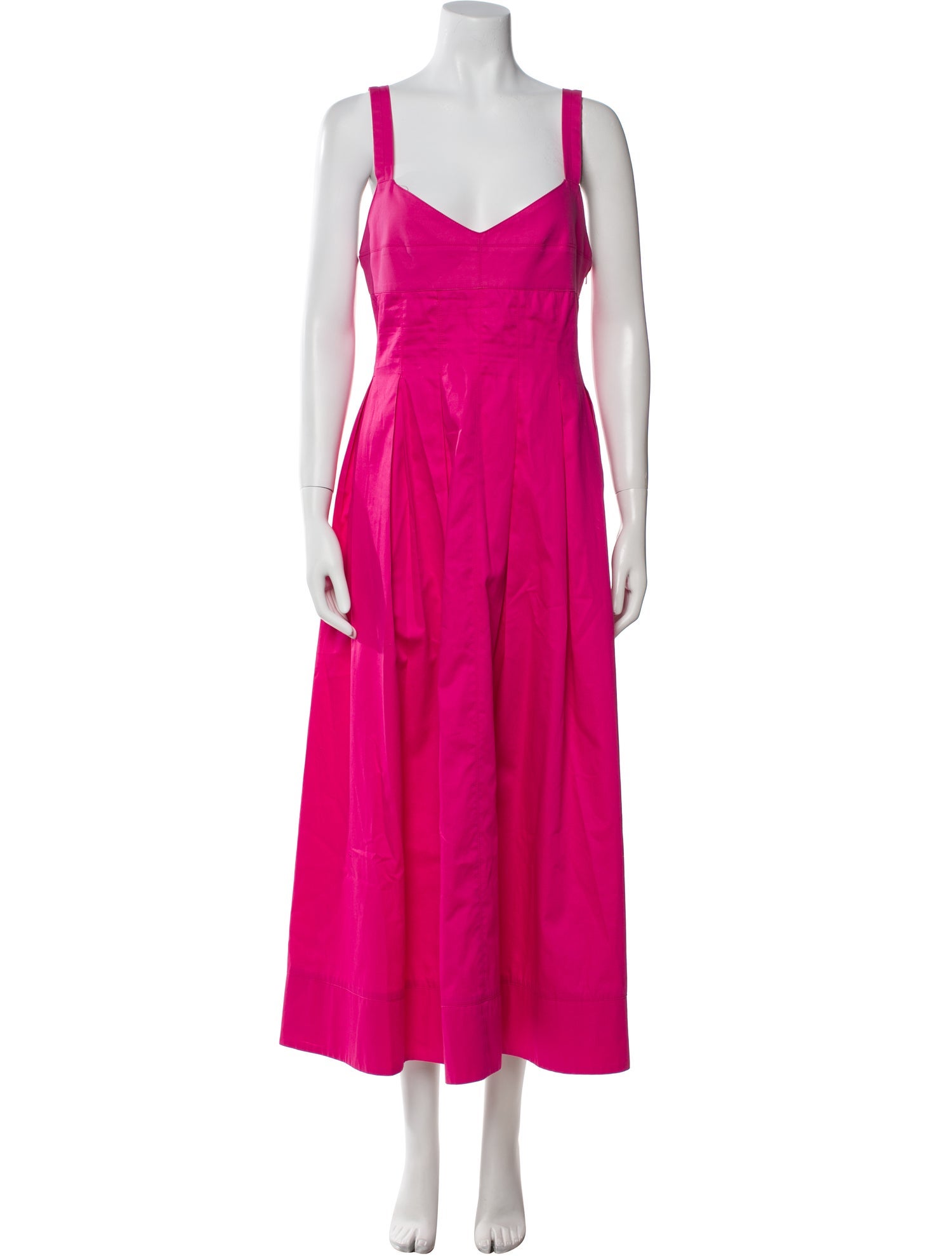 La Ligne V-Neck Long Dress