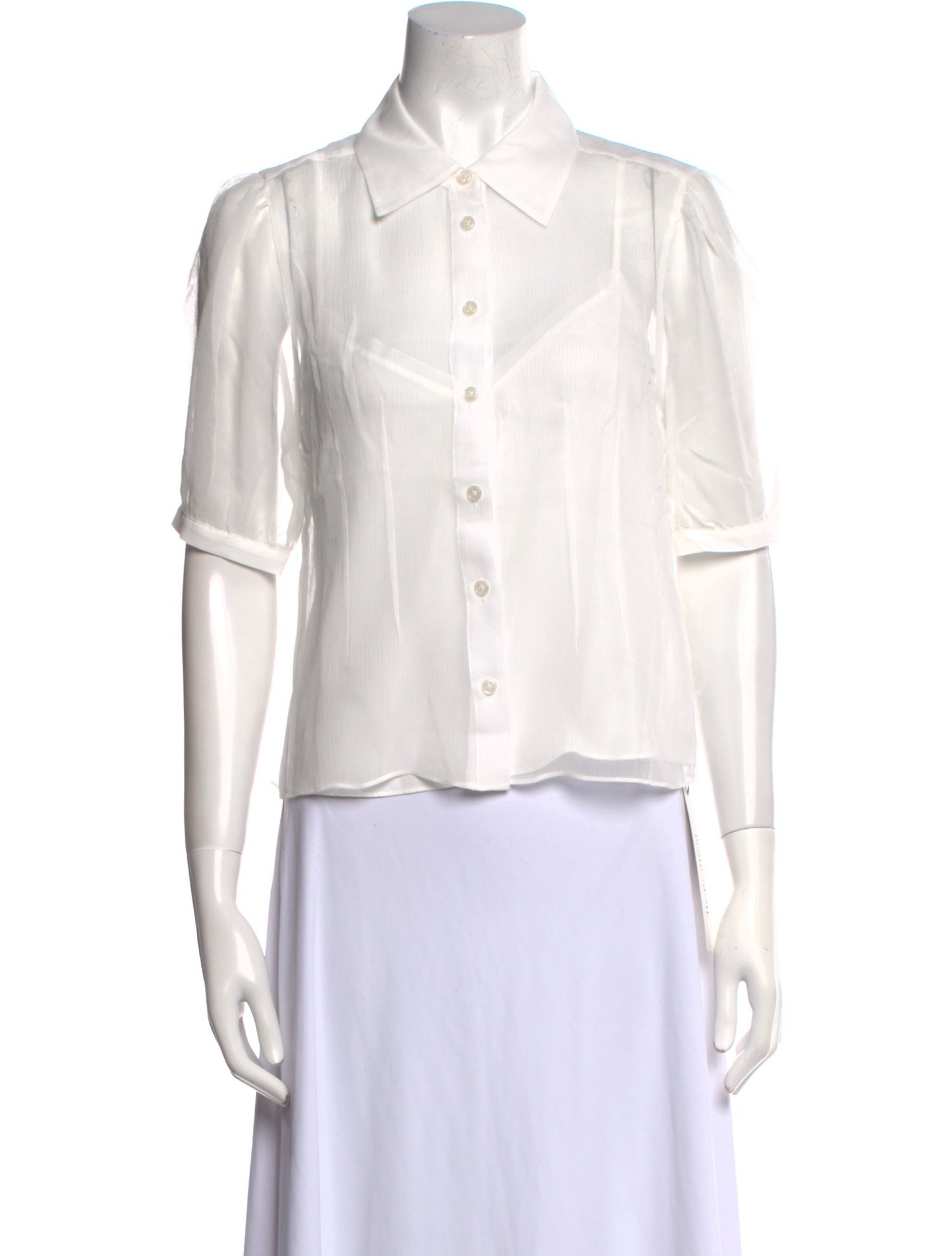 La Ligne Short Sleeve Button-Up Top w/ Tags