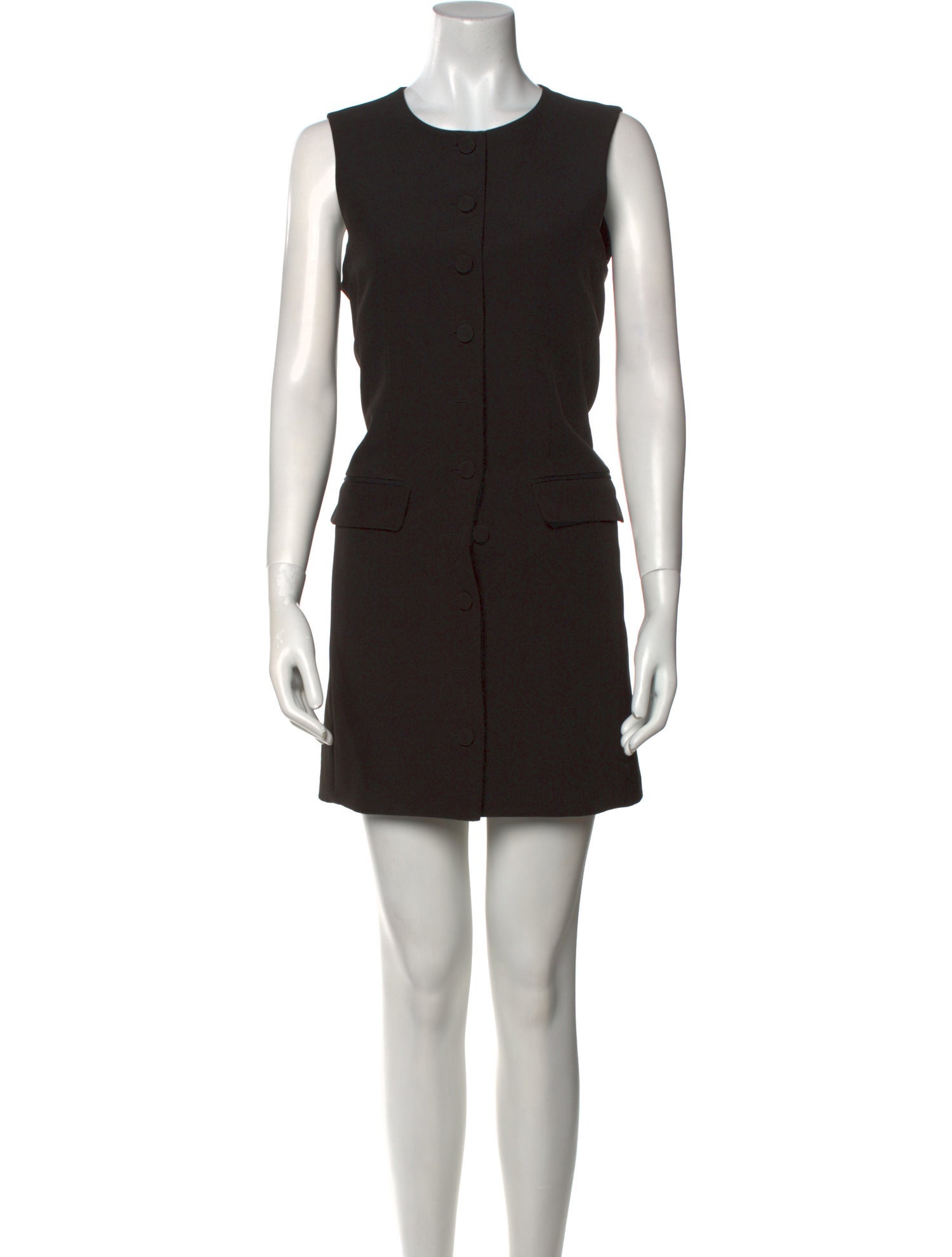 La Ligne Crew Neck Mini Dress