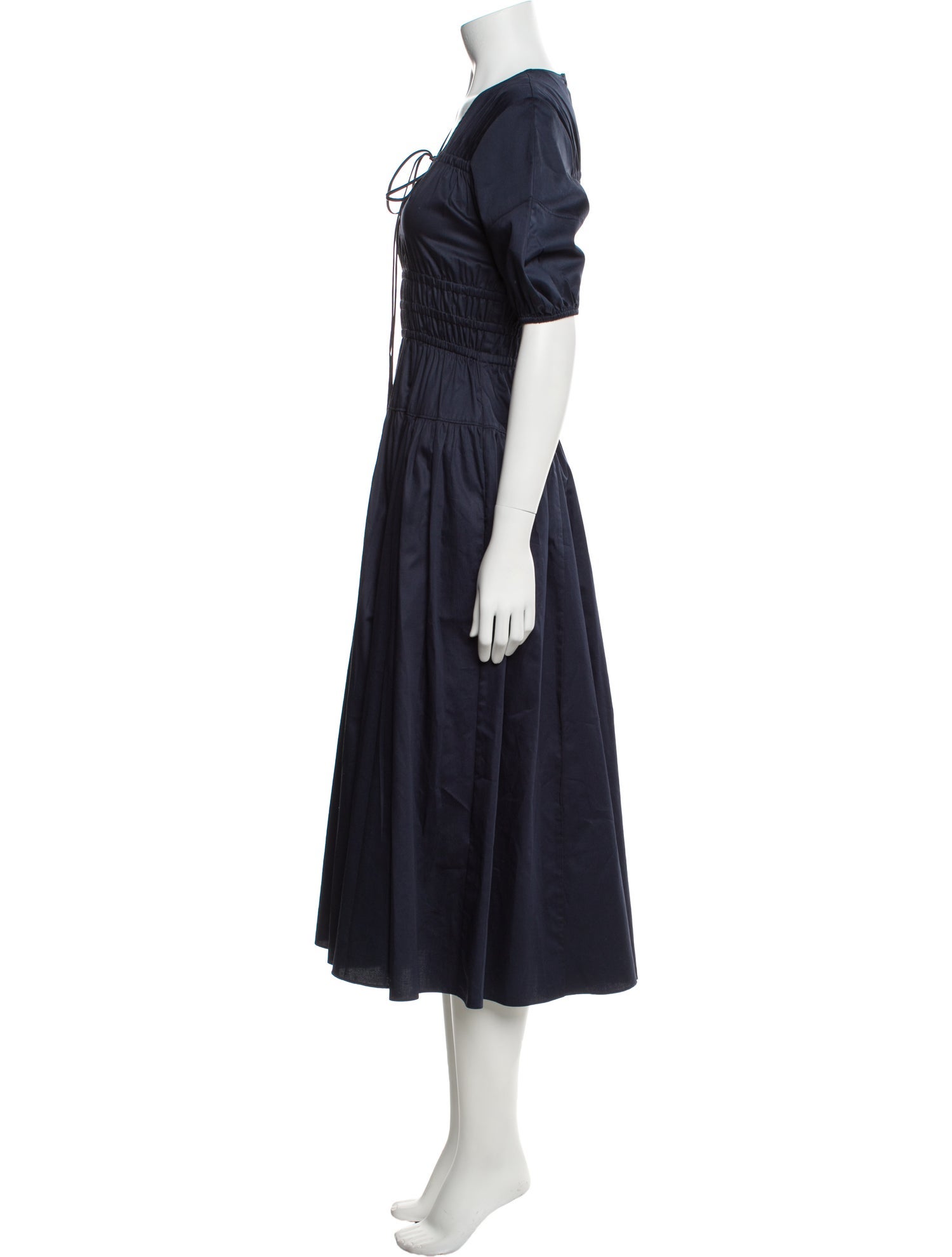 La Ligne V-Neck Long Dress