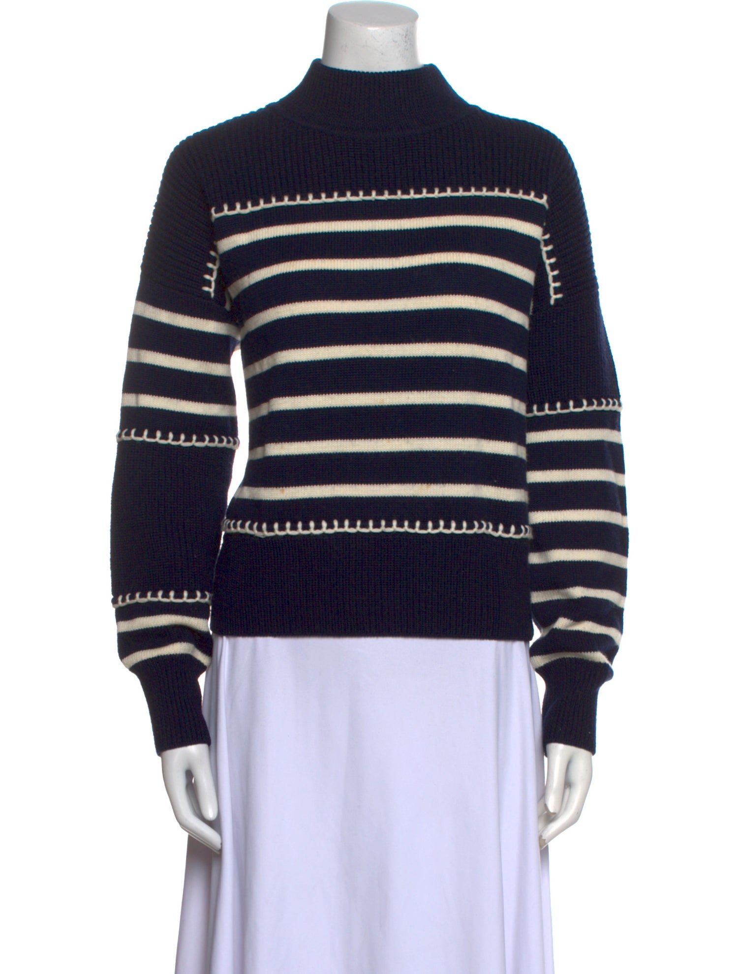 La Ligne Merino Wool Striped Sweater