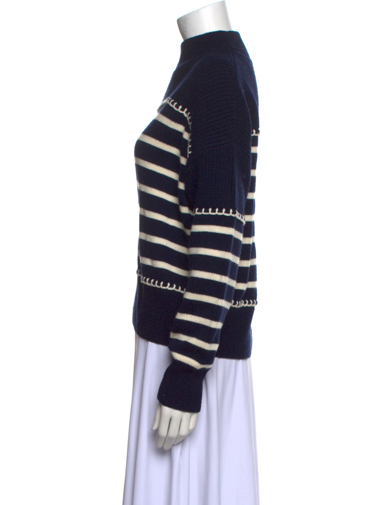La Ligne Merino Wool Striped Sweater