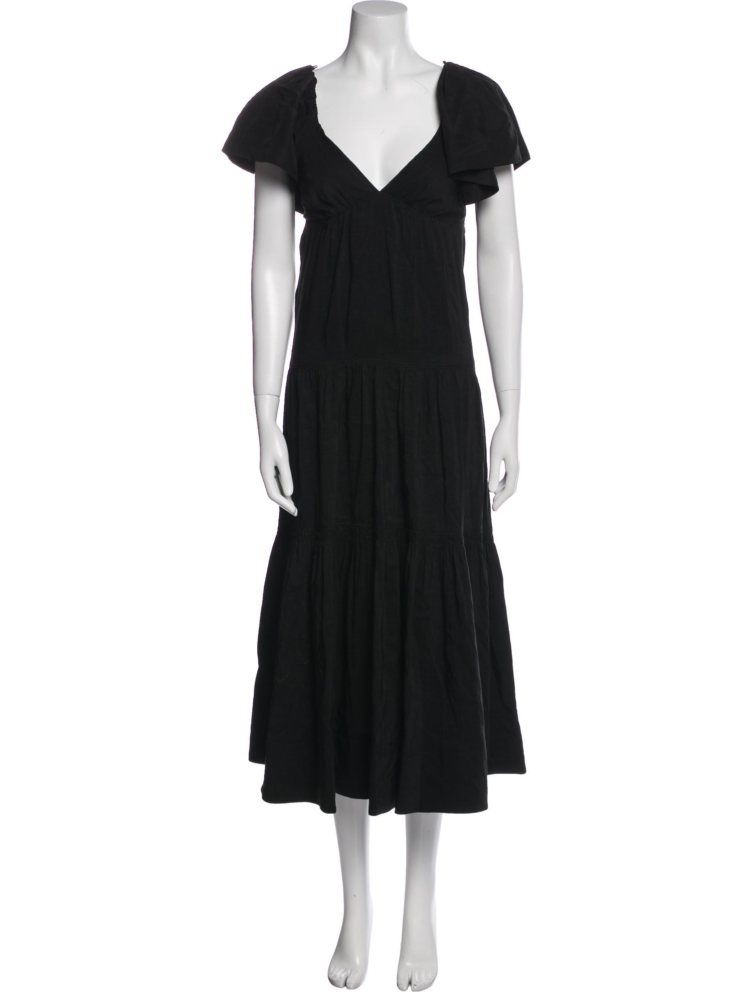 La Ligne Linen Knee-Length Dress