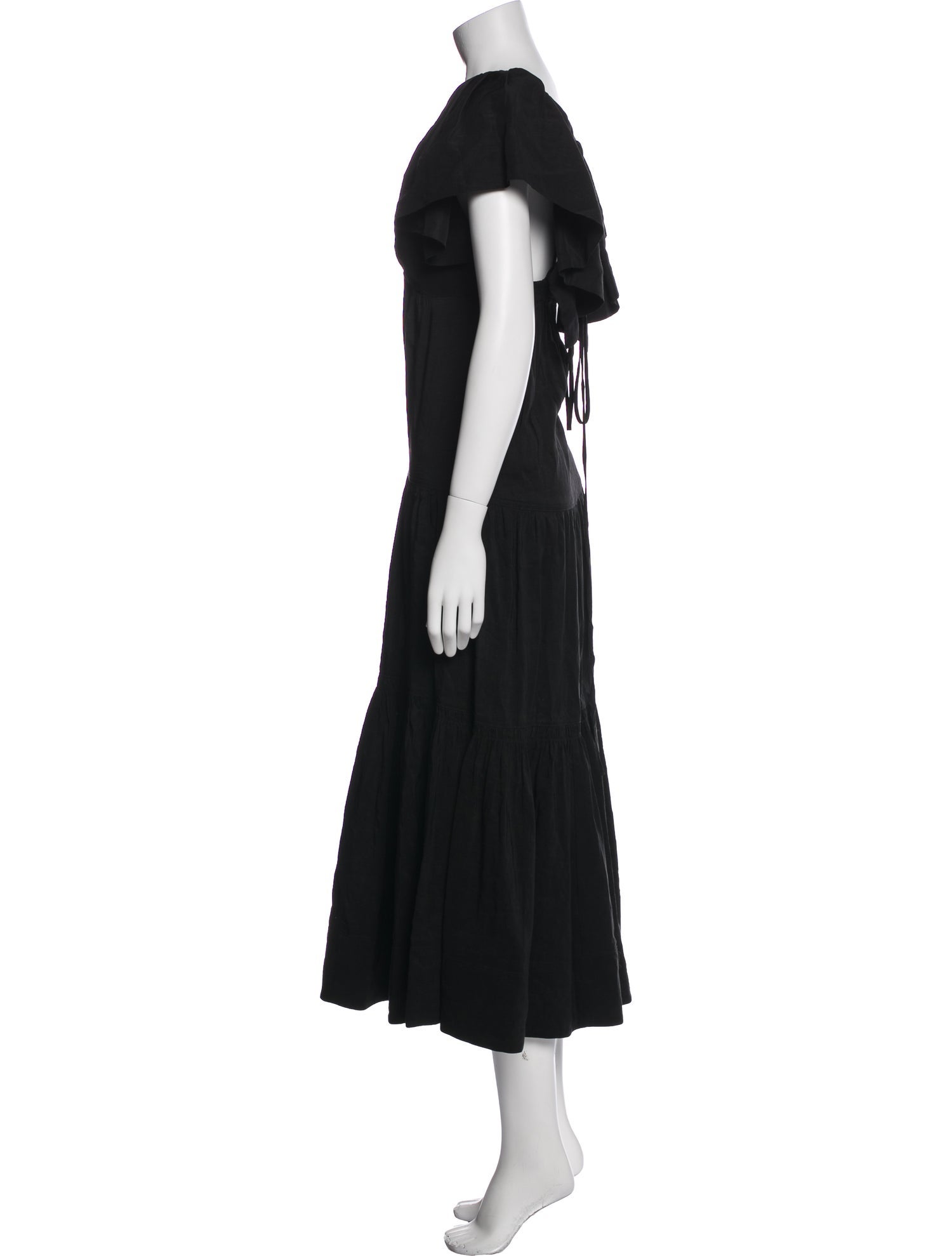 La Ligne Linen Knee-Length Dress