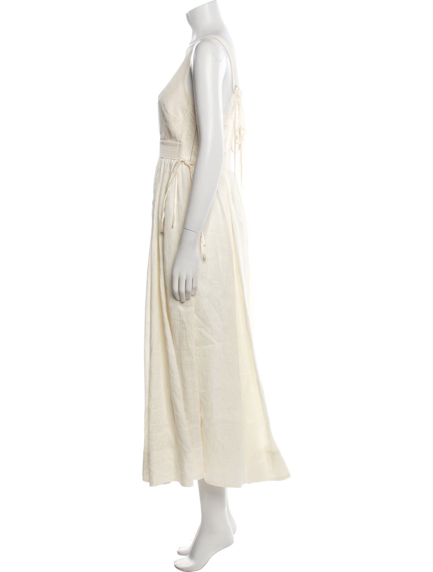 La Ligne Linen Long Dress