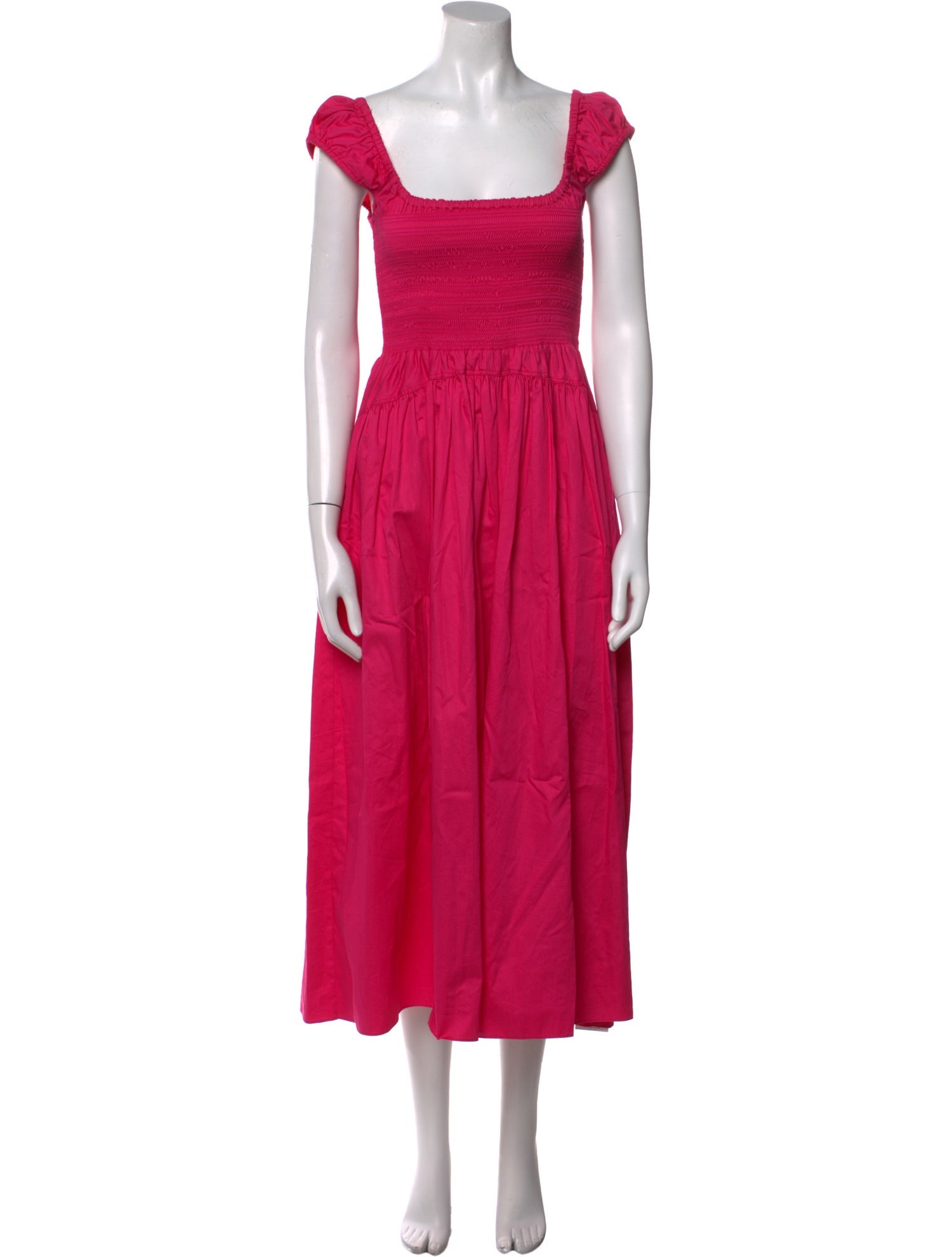 La Ligne Square Neckline Long Dress